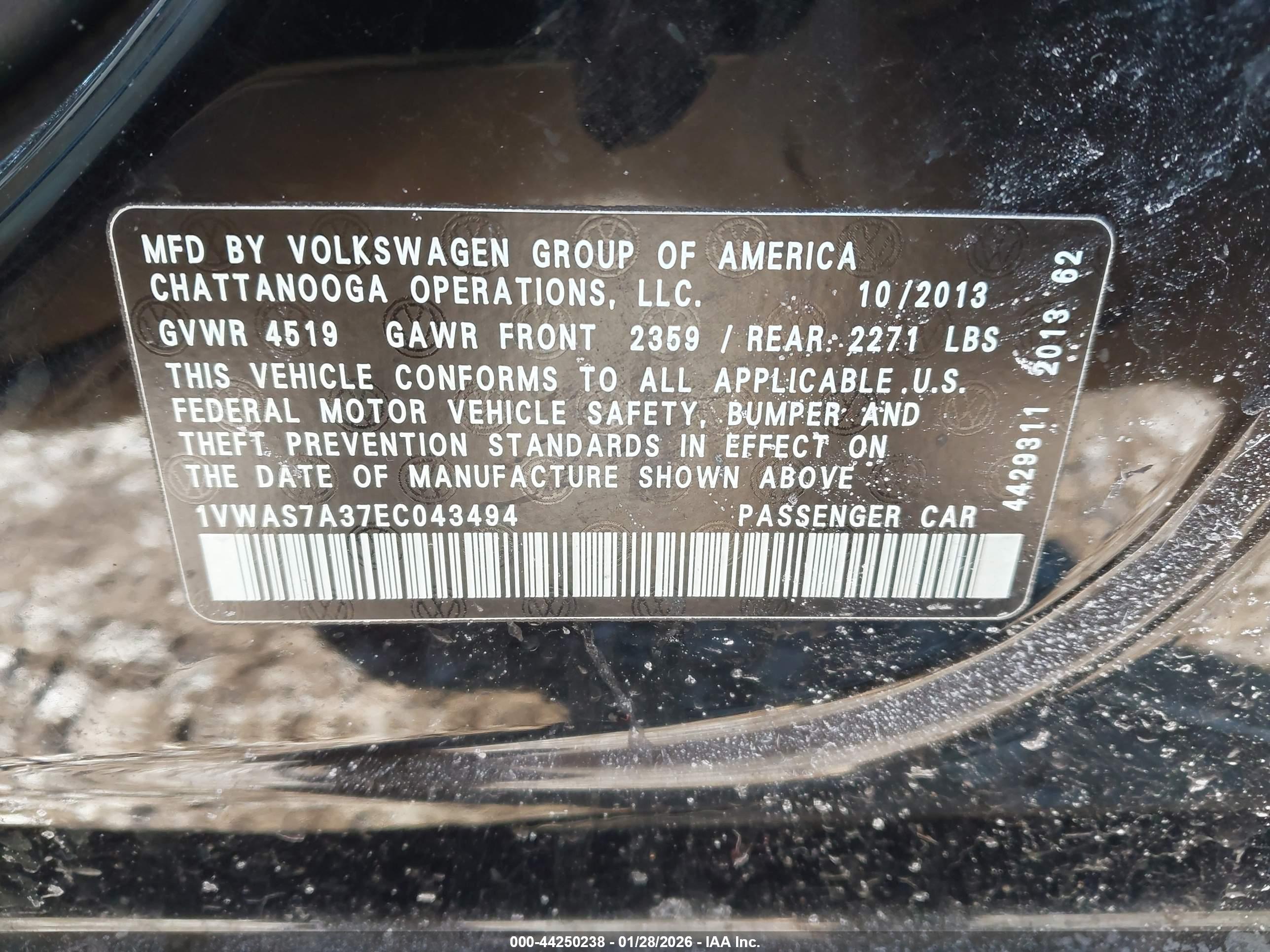 VOLKSWAGEN PASSAT image 9