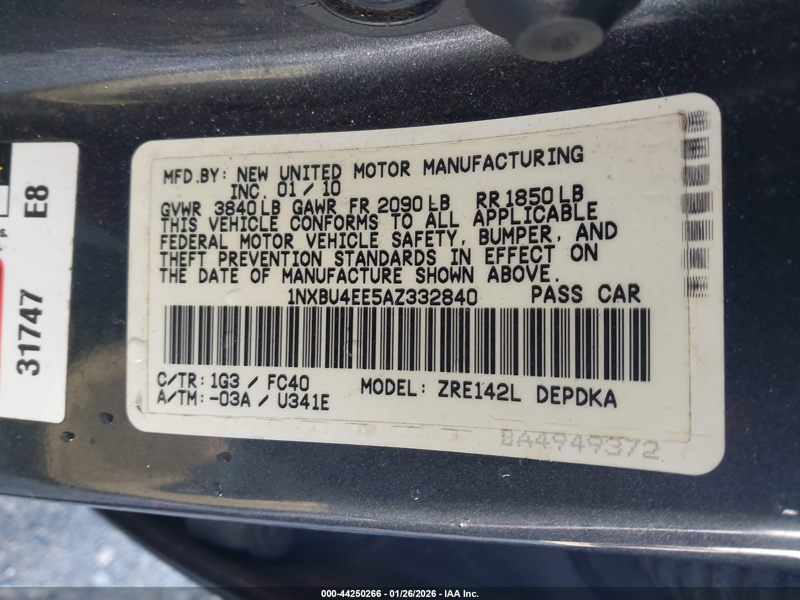 TOYOTA COROLLA image 9