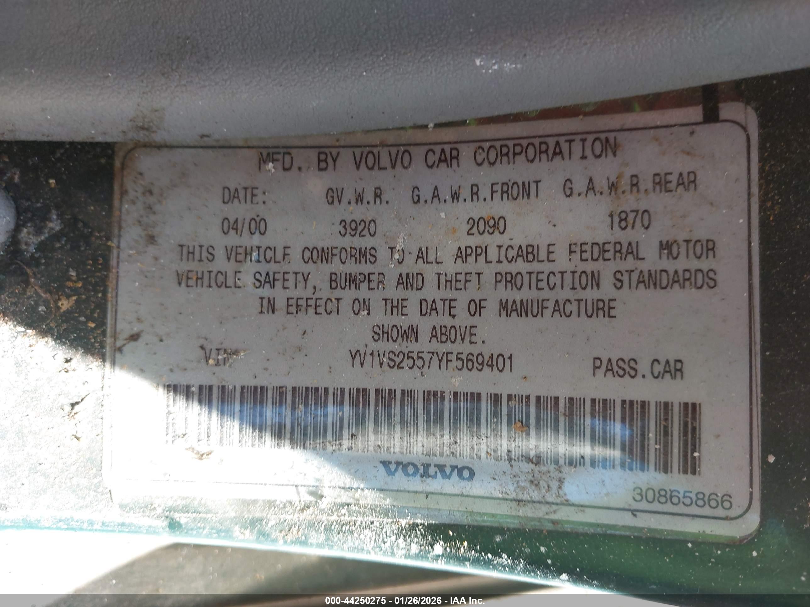 VOLVO S40 image 9