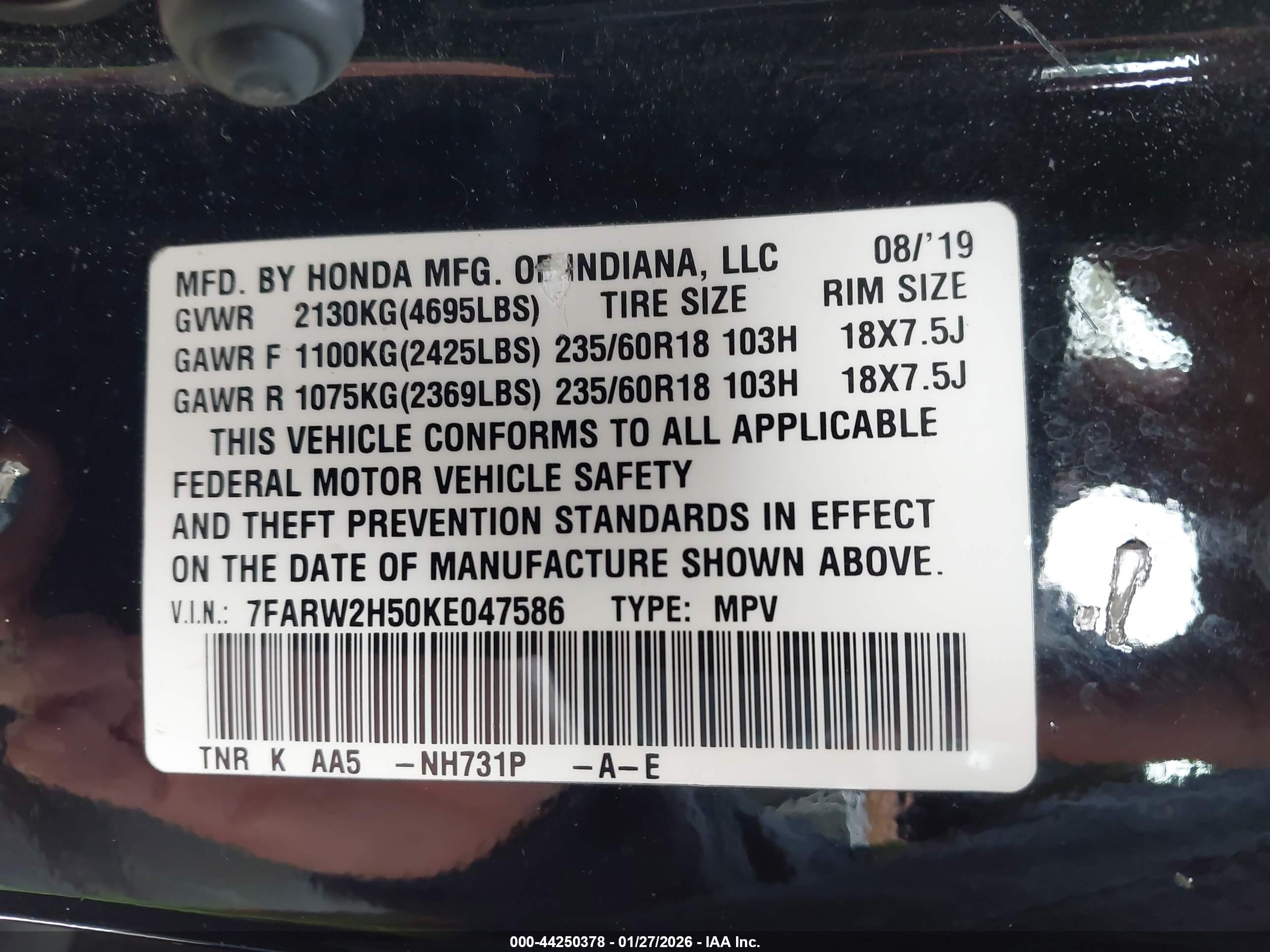 HONDA CR-V image 9