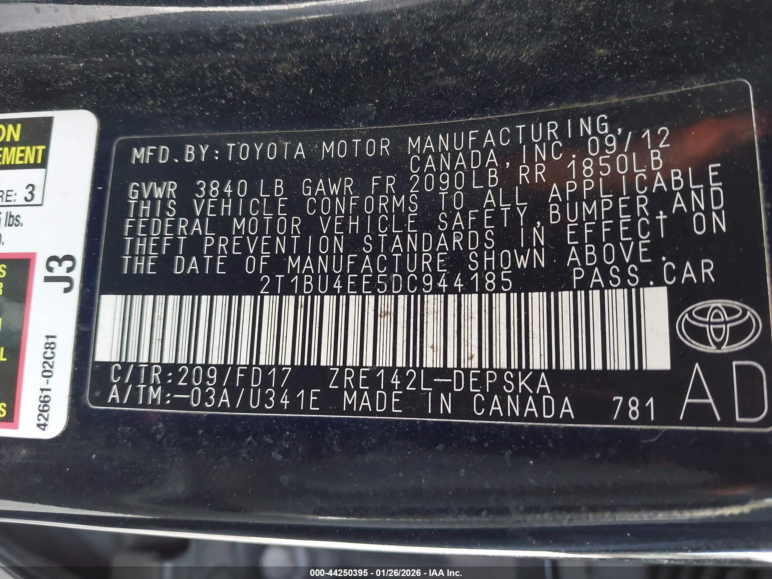 TOYOTA COROLLA image 9
