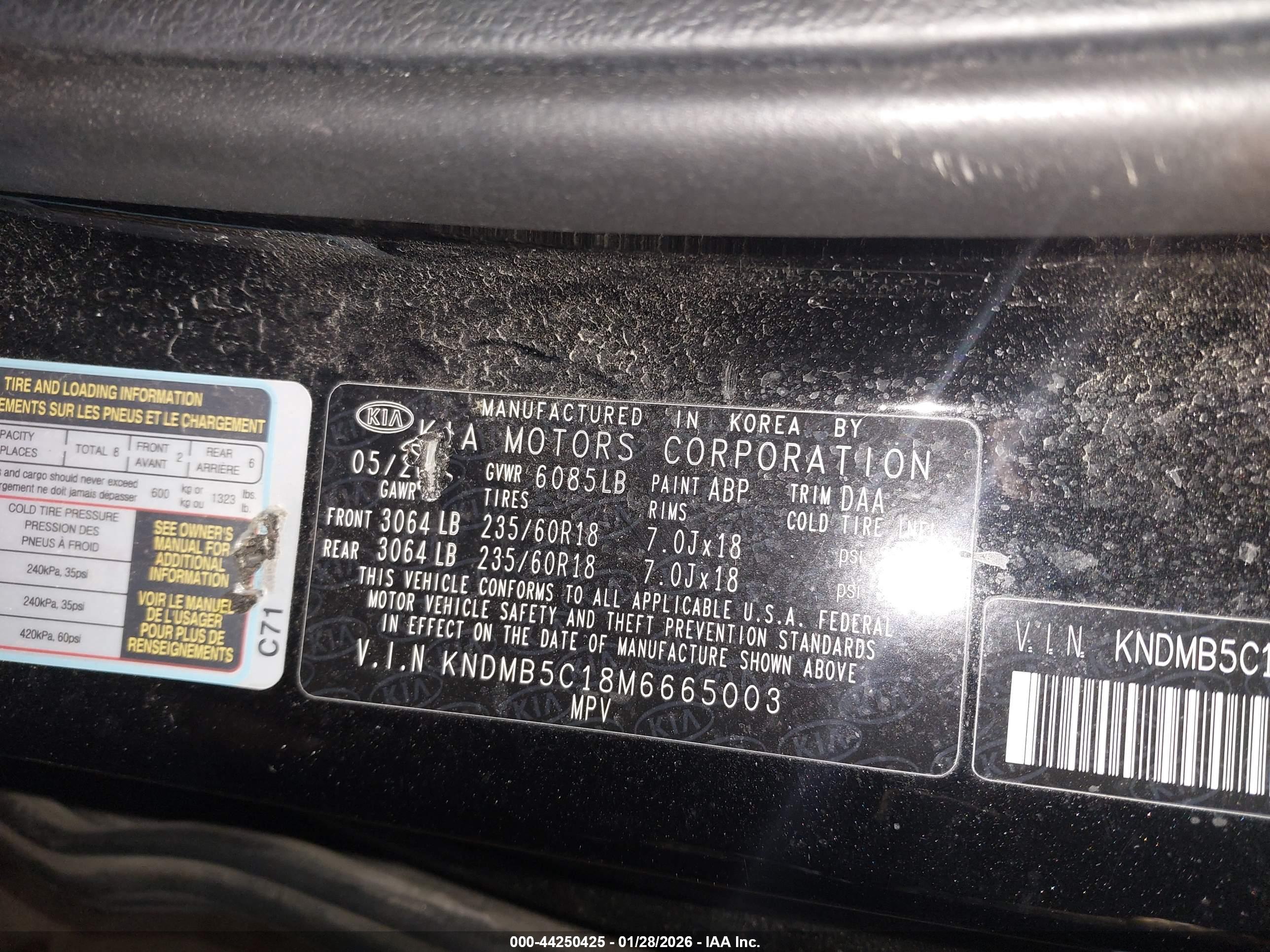 KIA SEDONA image 9