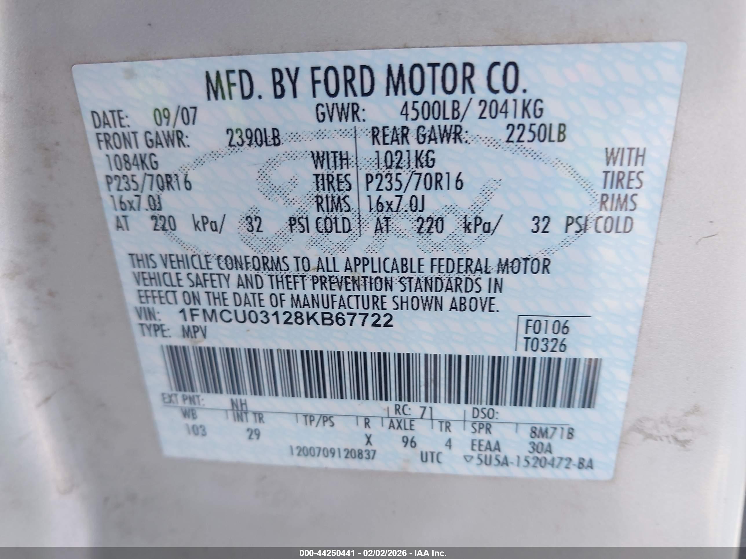 FORD ESCAPE image 9