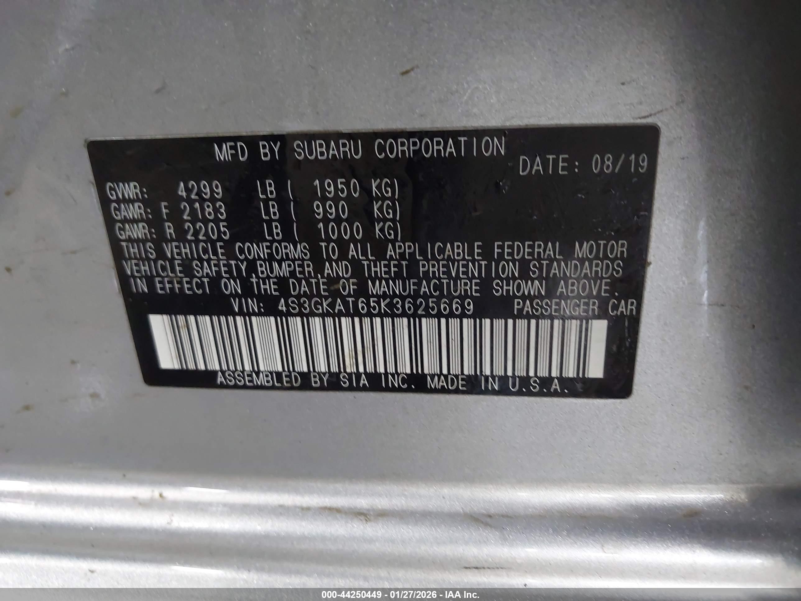 SUBARU IMPREZA image 9