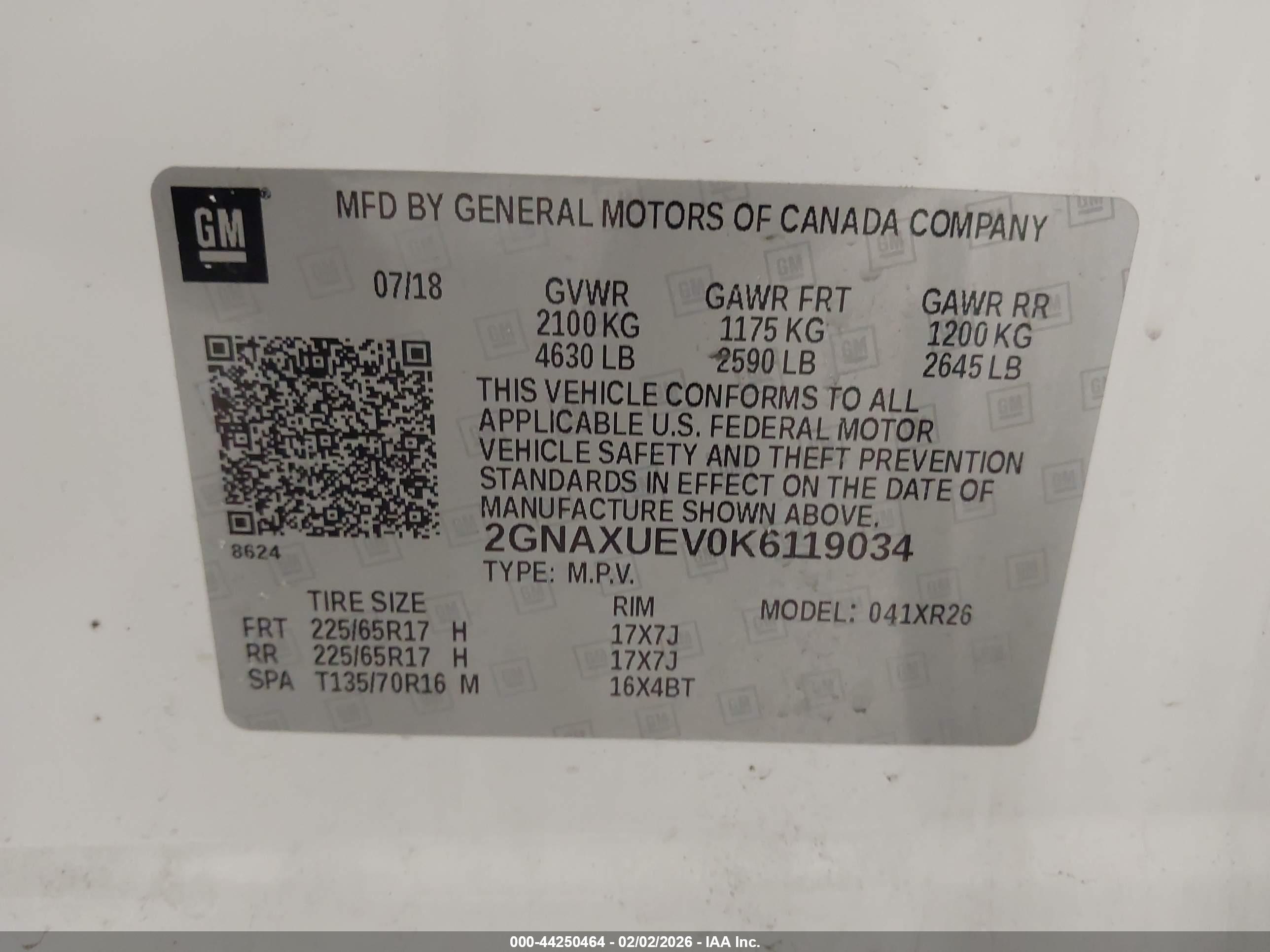 CHEVROLET EQUINOX image 9