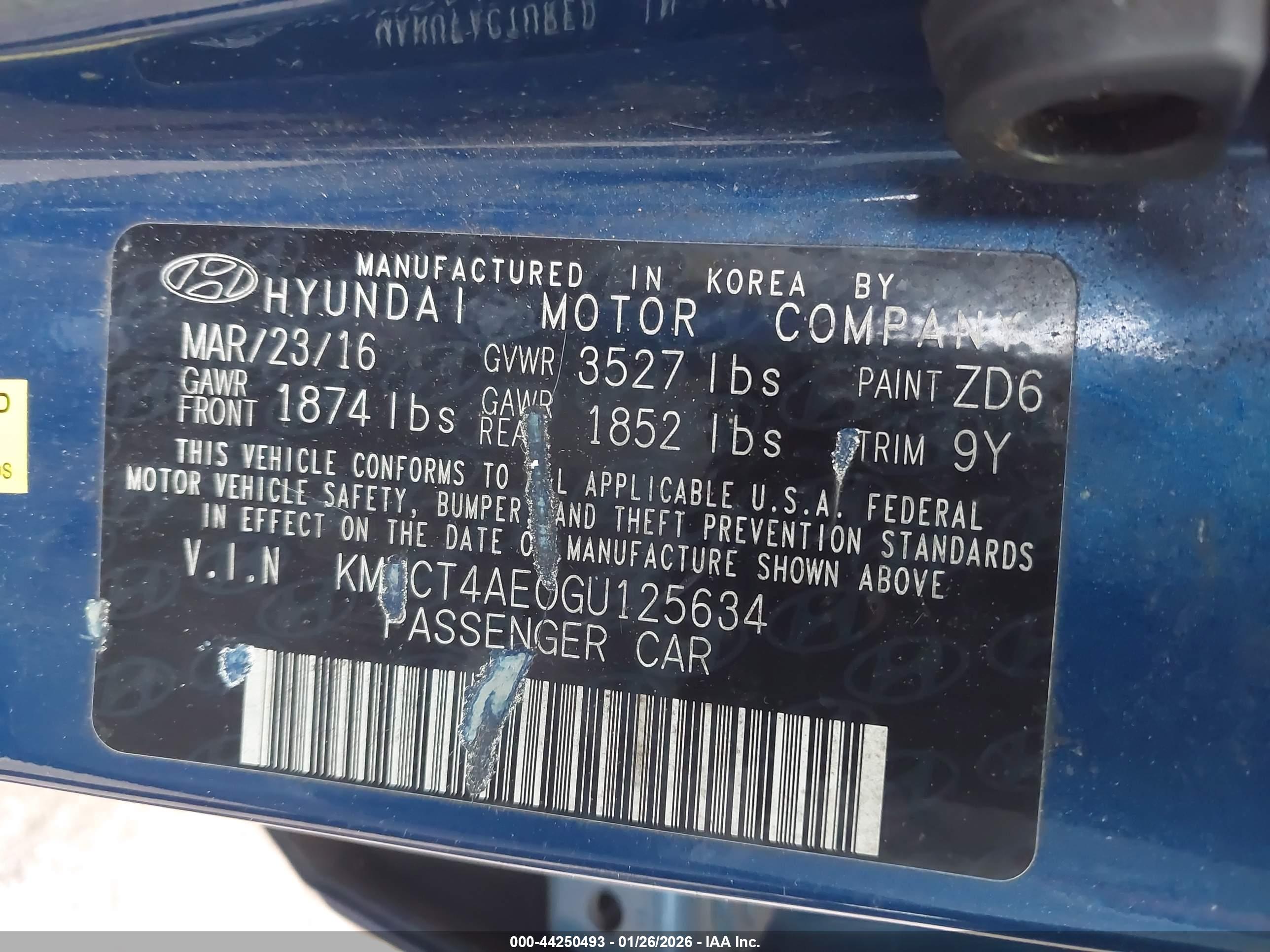 HYUNDAI ACCENT image 9