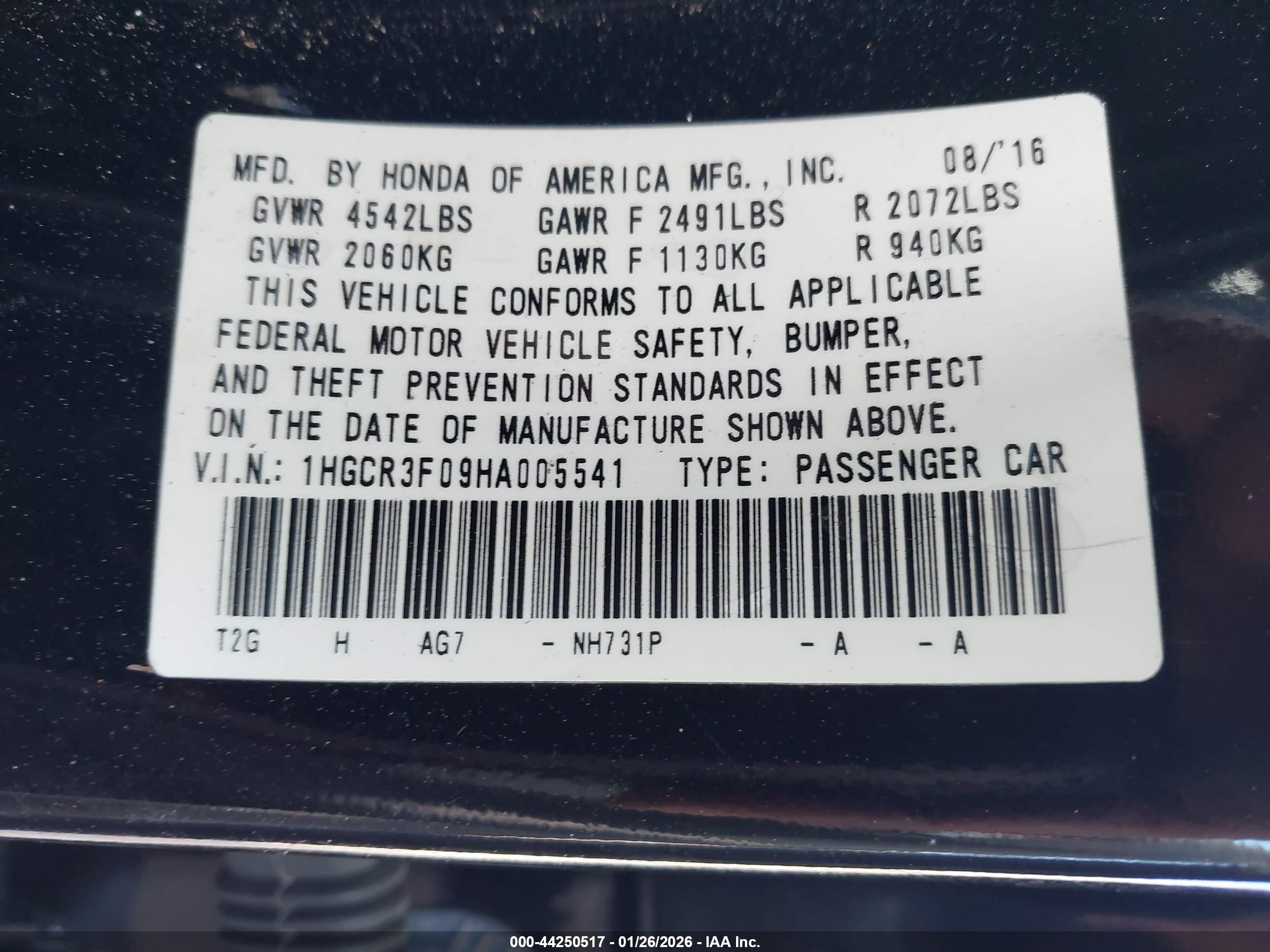 HONDA ACCORD image 9