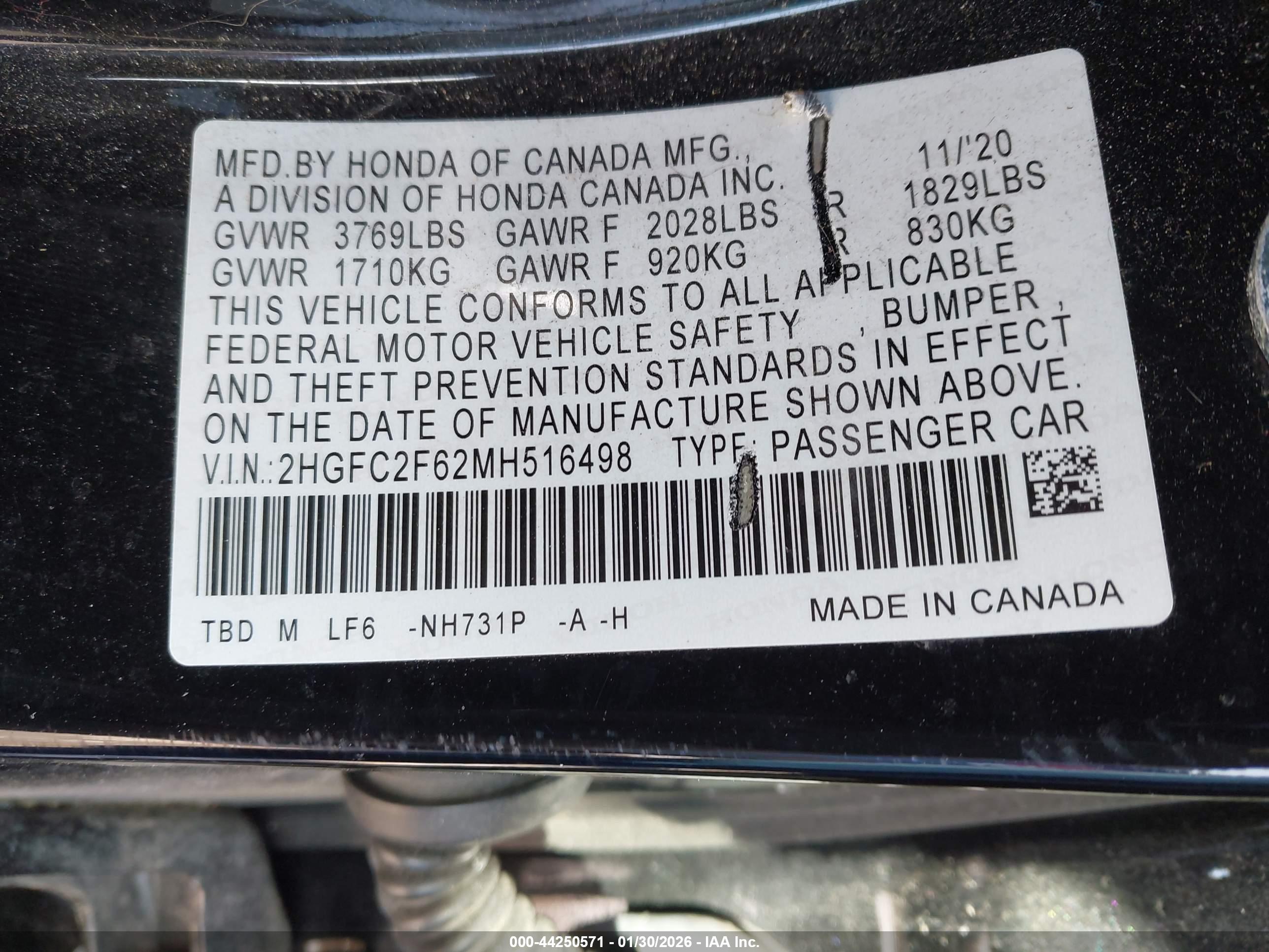 HONDA CIVIC image 9