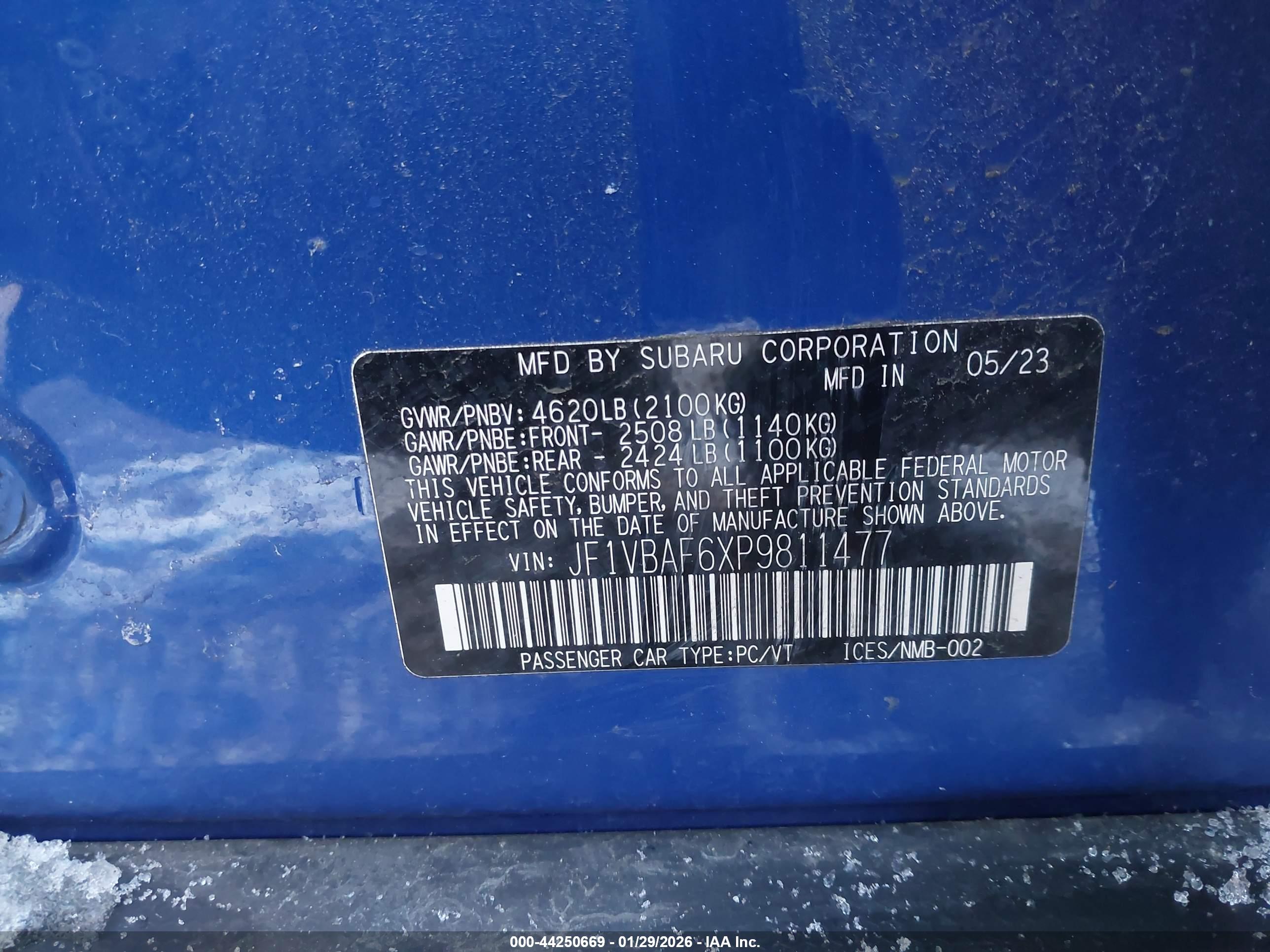 SUBARU WRX image 9