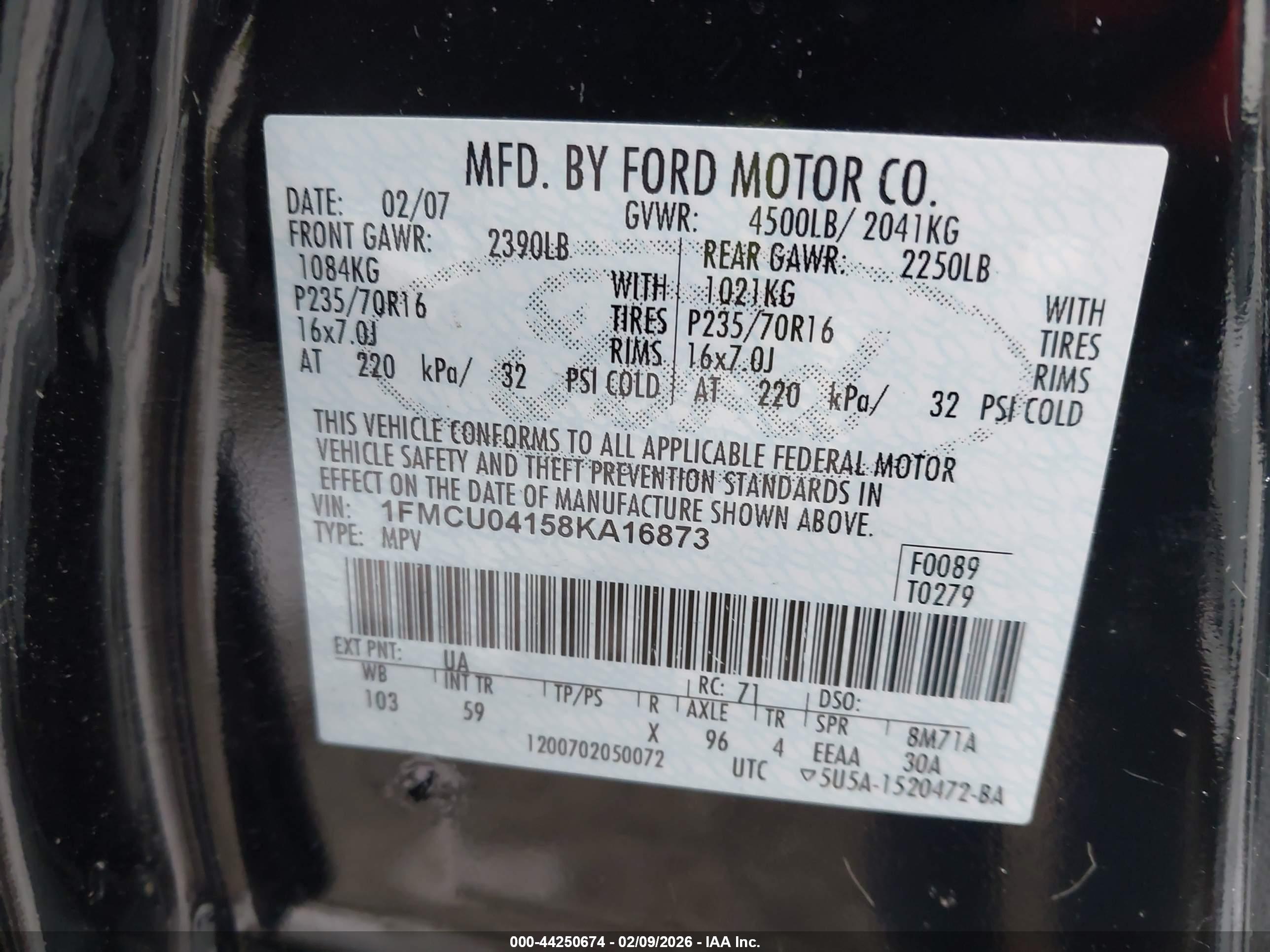 FORD ESCAPE image 9