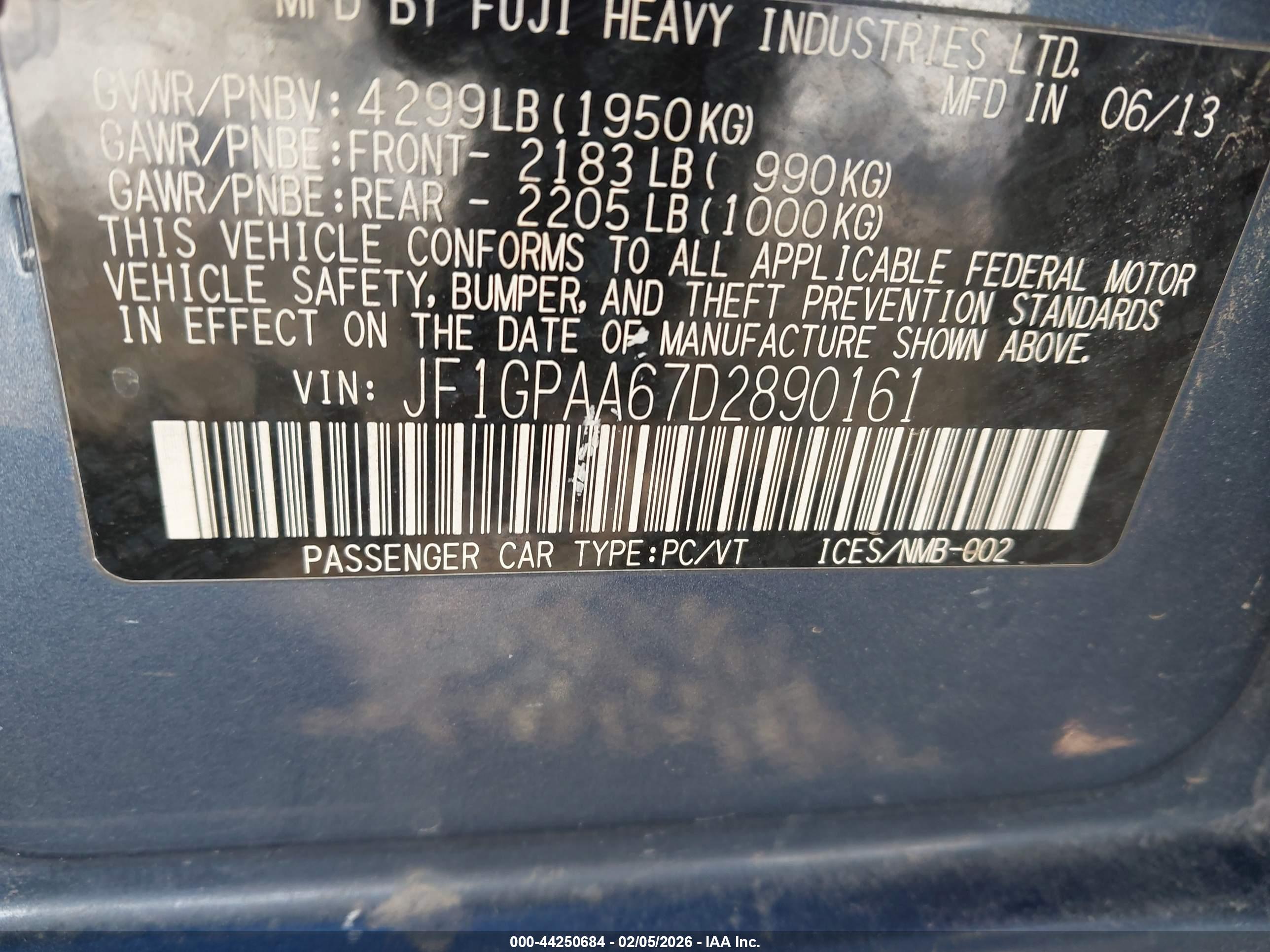 SUBARU IMPREZA image 9