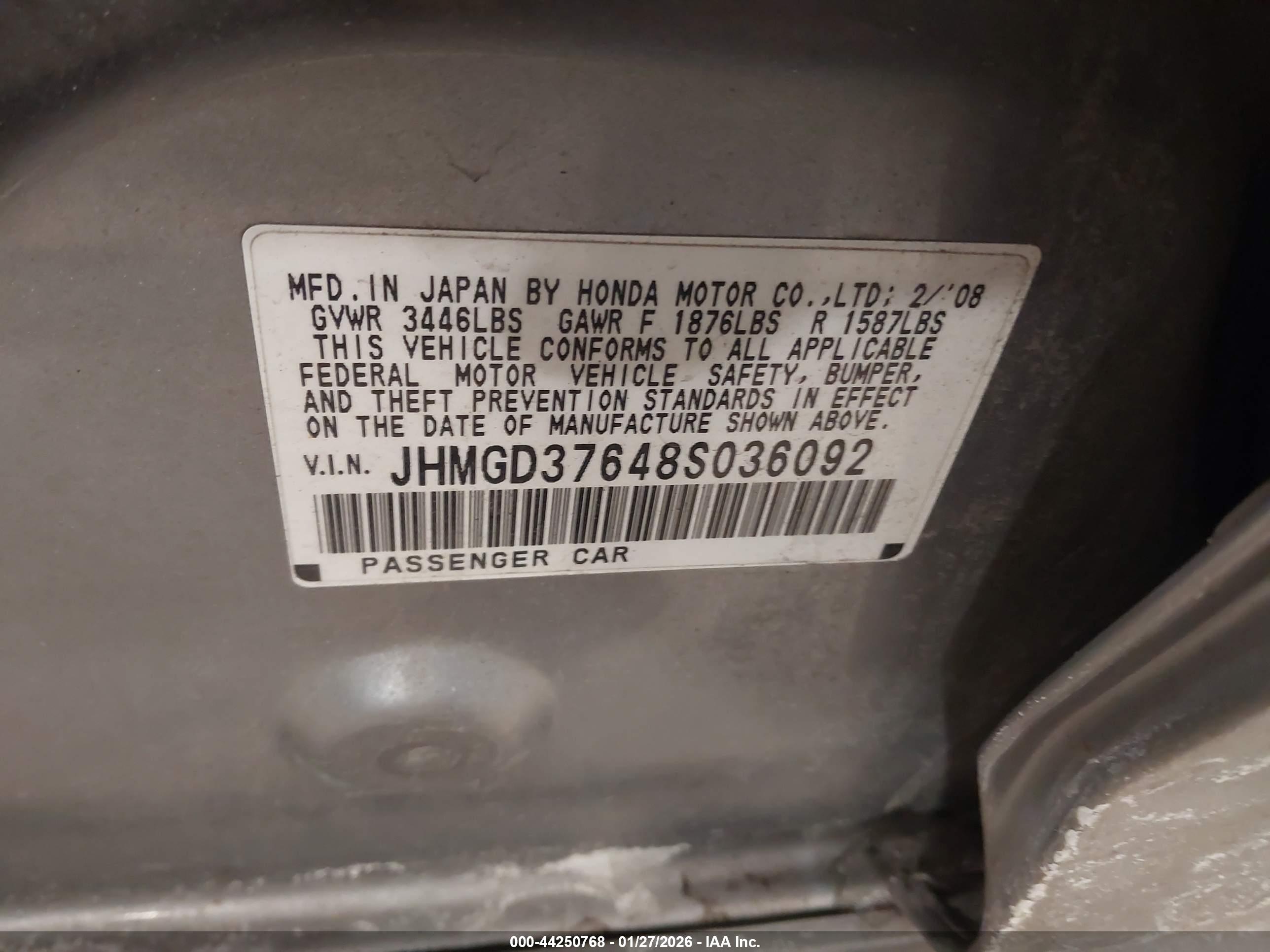 HONDA FIT image 9