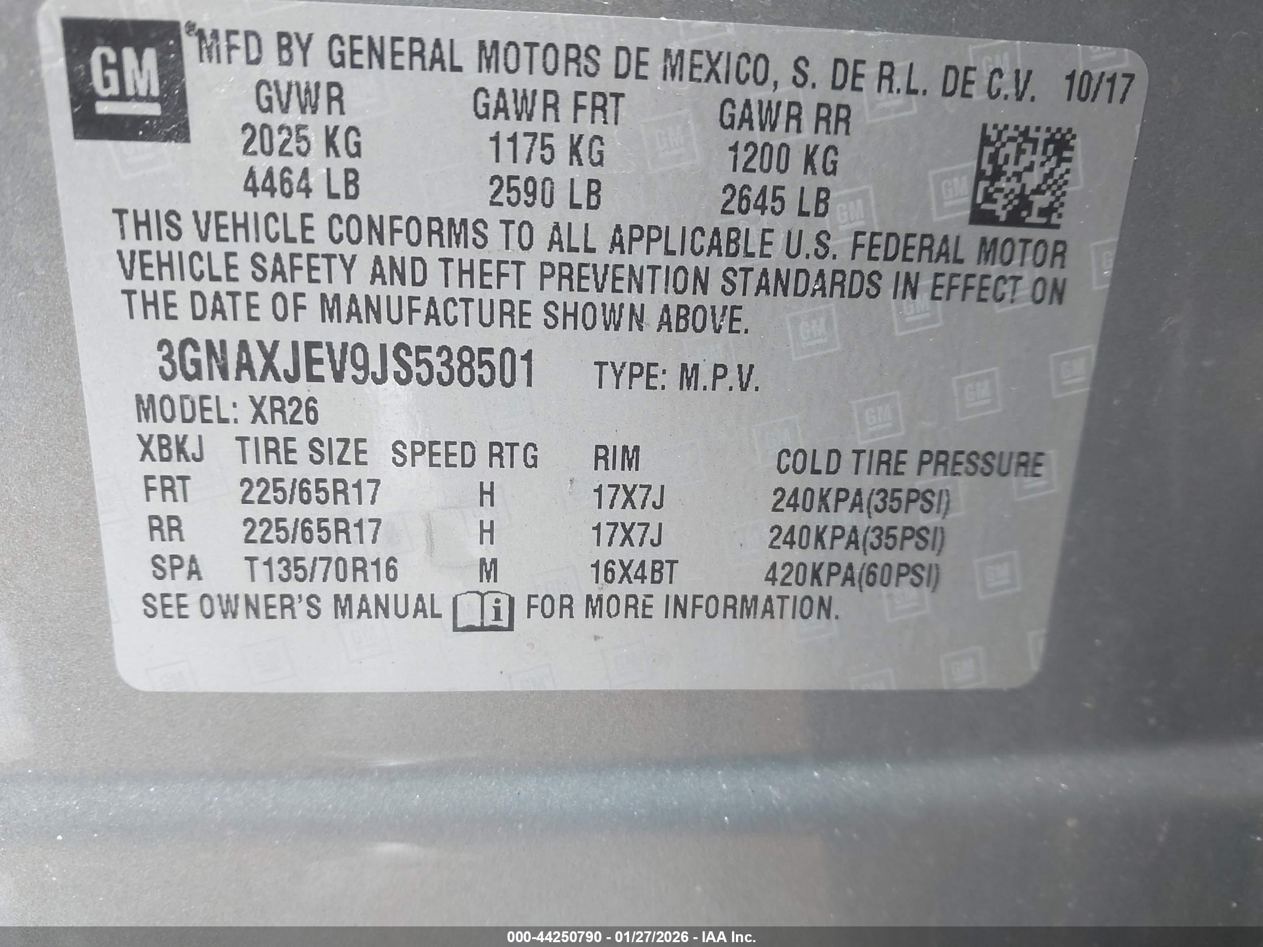 CHEVROLET EQUINOX image 9