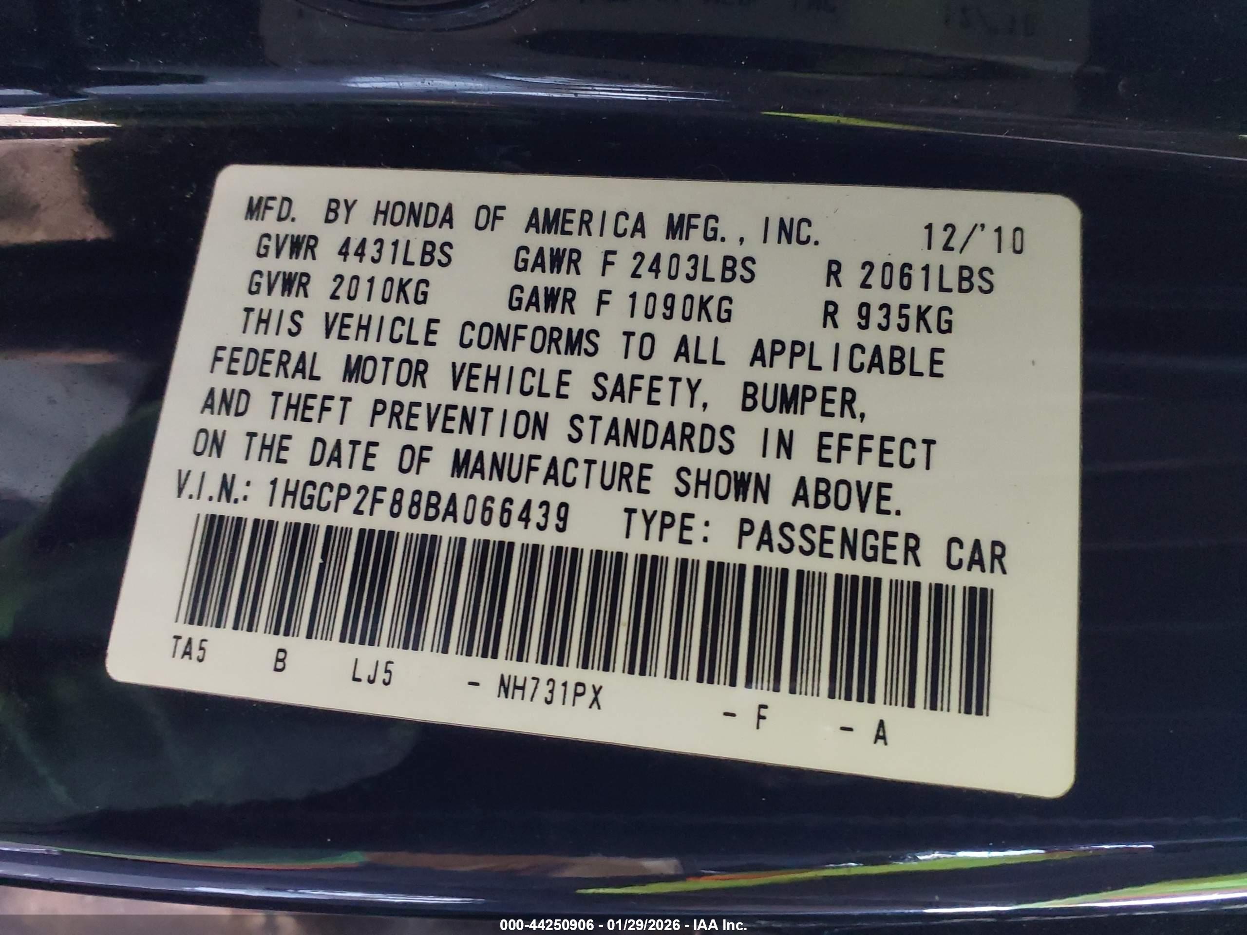 HONDA ACCORD image 9