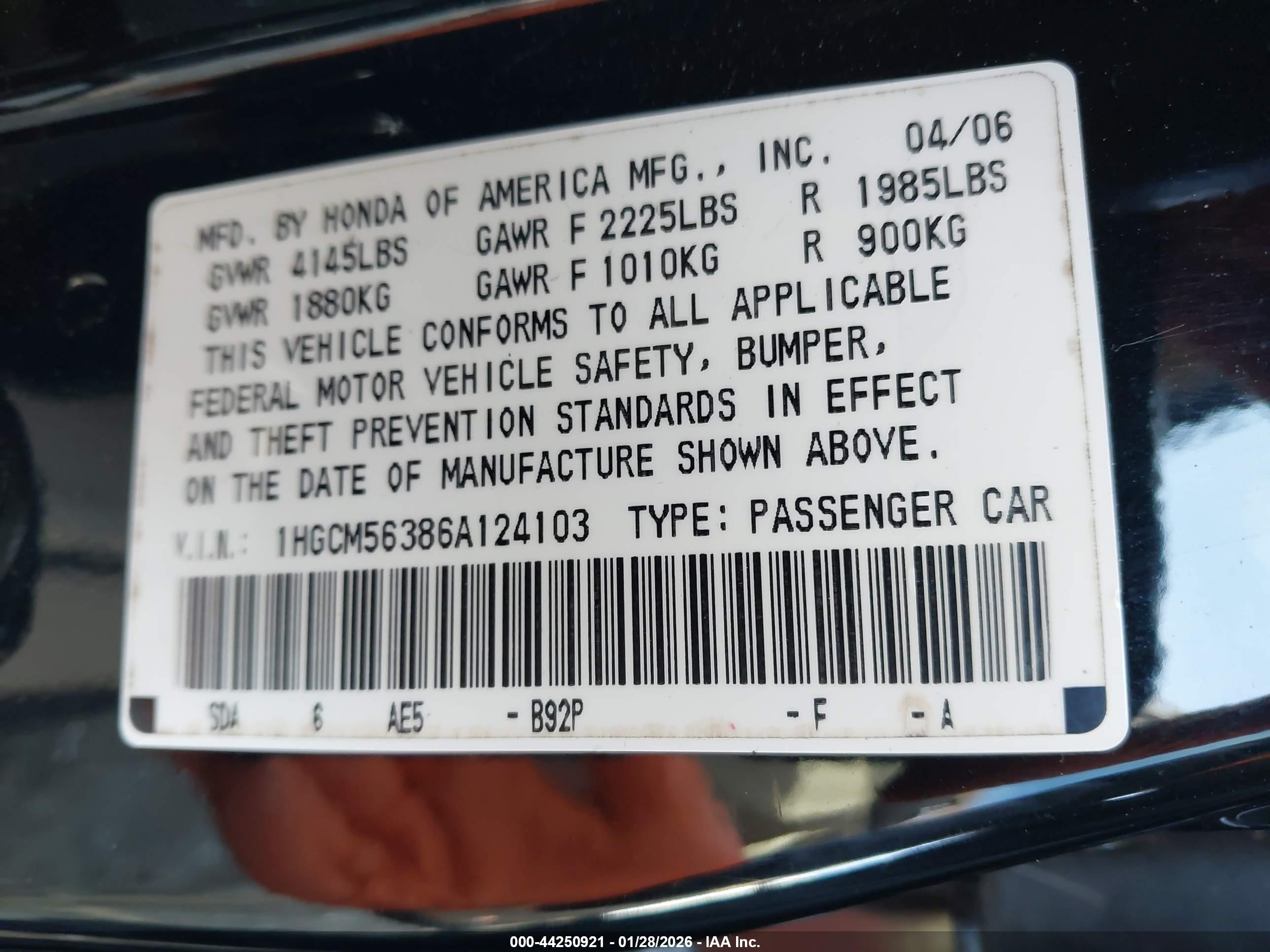 HONDA ACCORD image 9