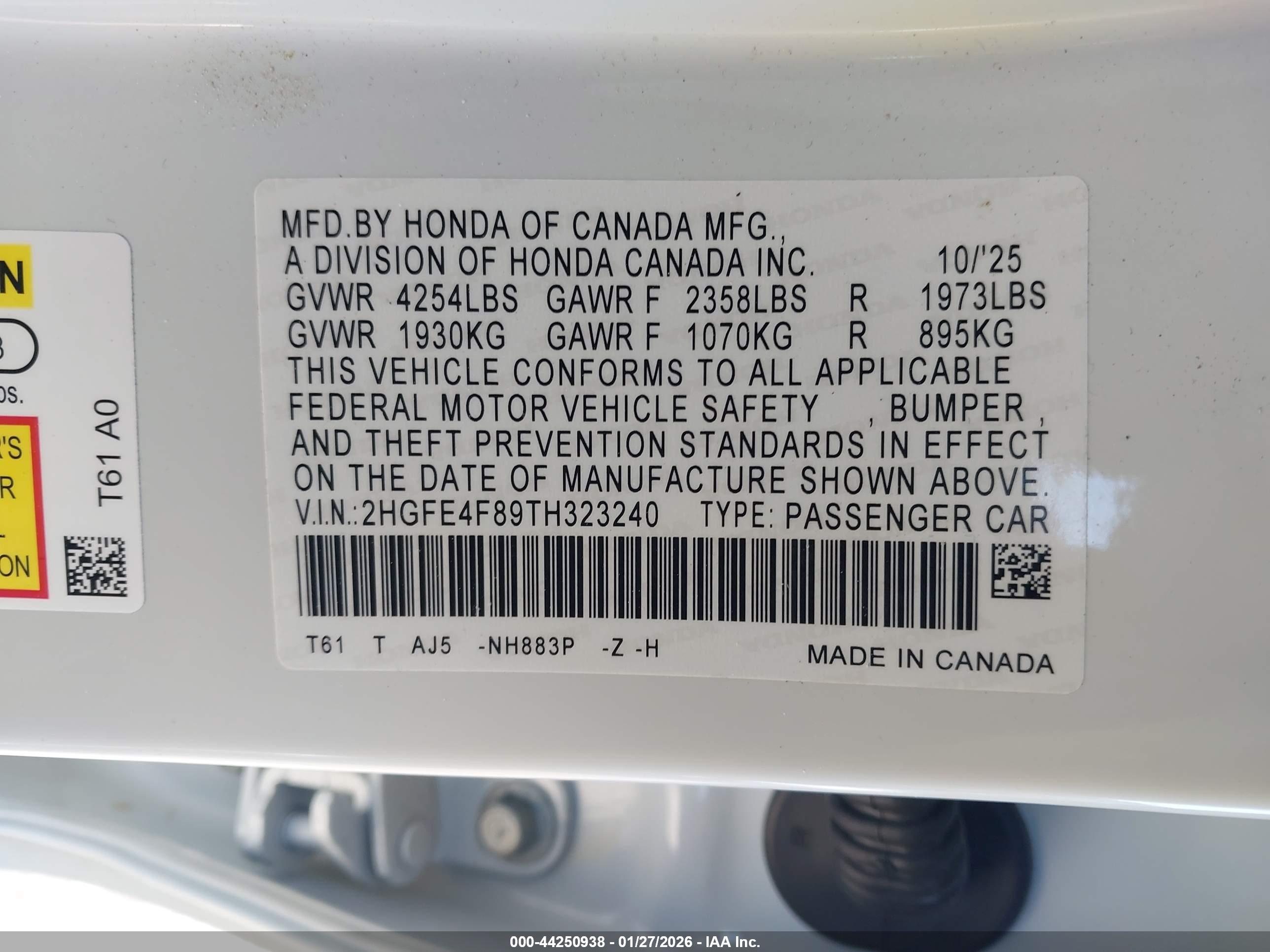 HONDA CIVIC image 9