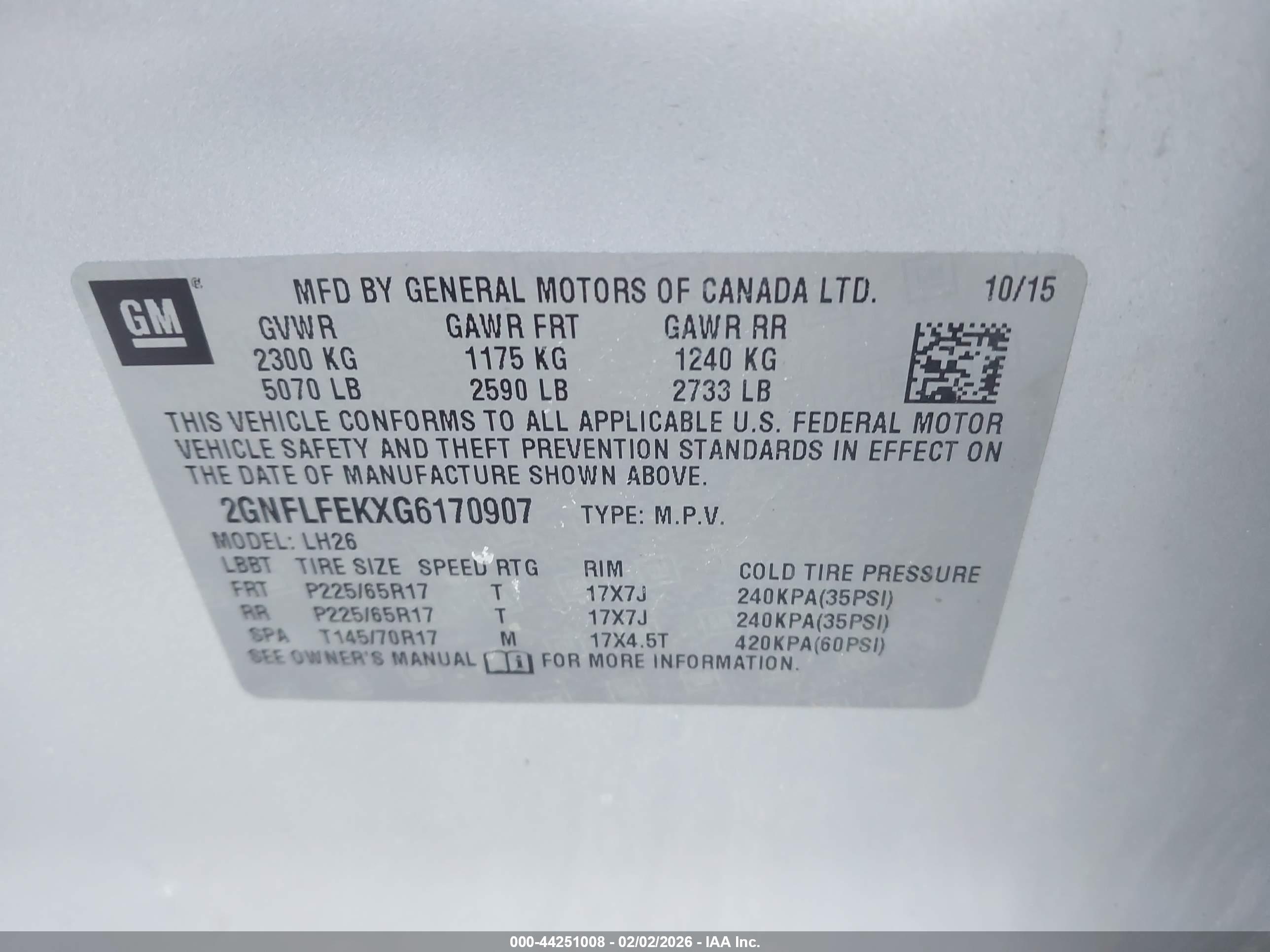 CHEVROLET EQUINOX image 9