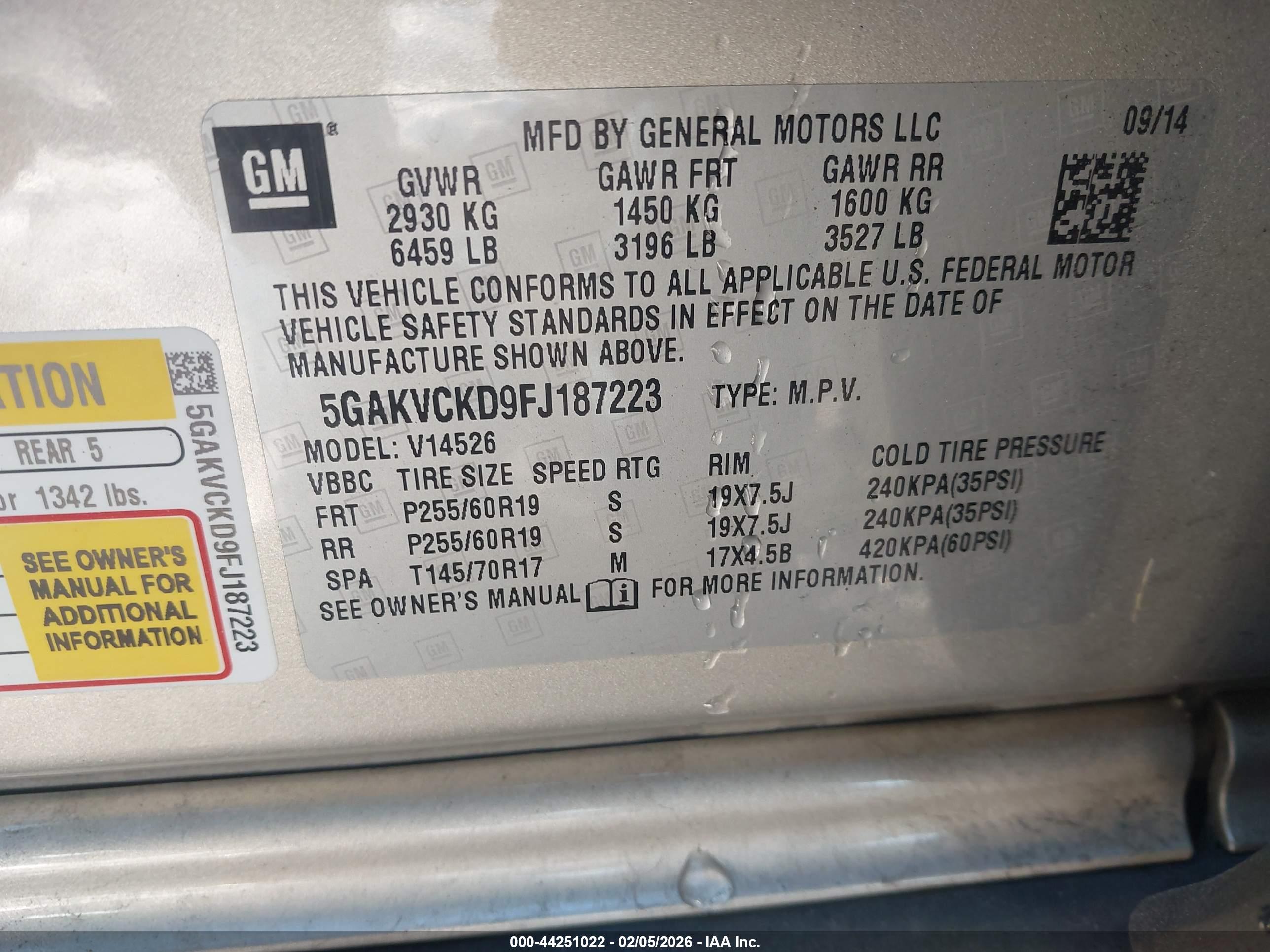 BUICK ENCLAVE image 9