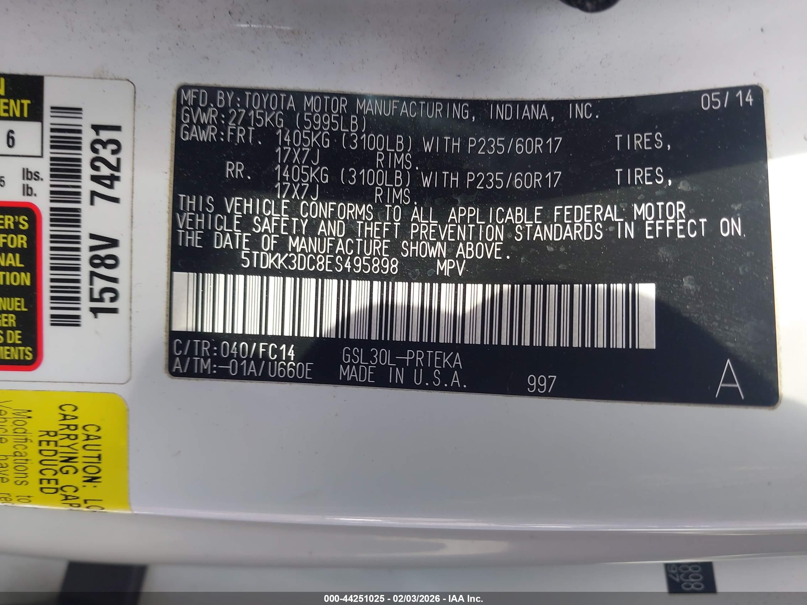 TOYOTA SIENNA image 9