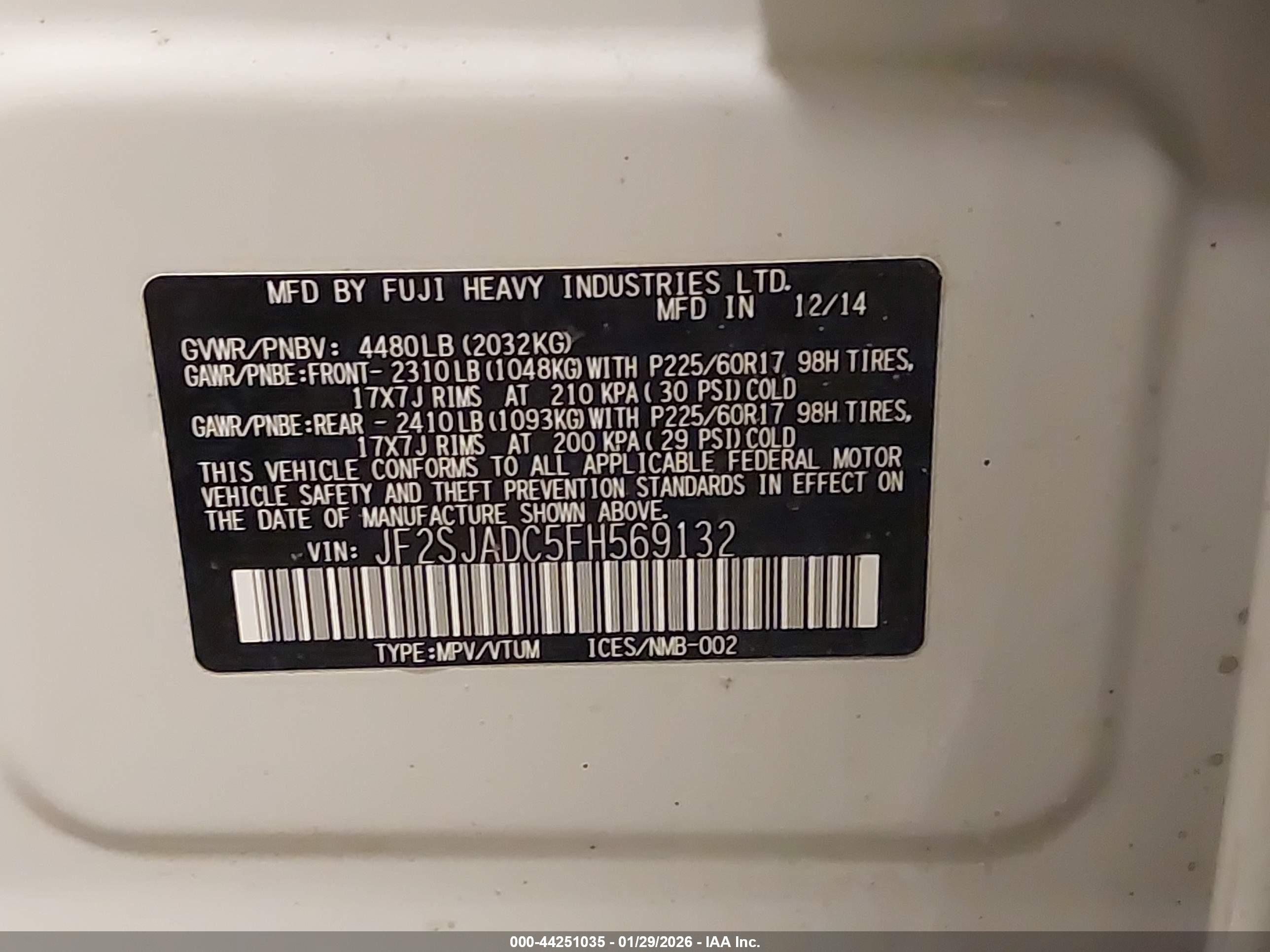 SUBARU FORESTER image 9