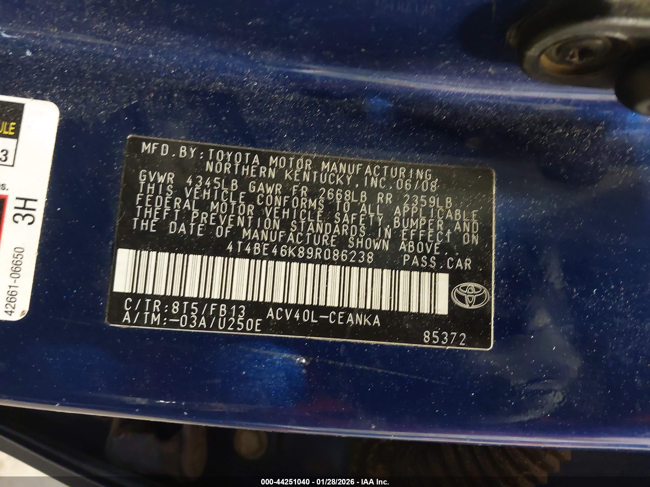 TOYOTA CAMRY image 9