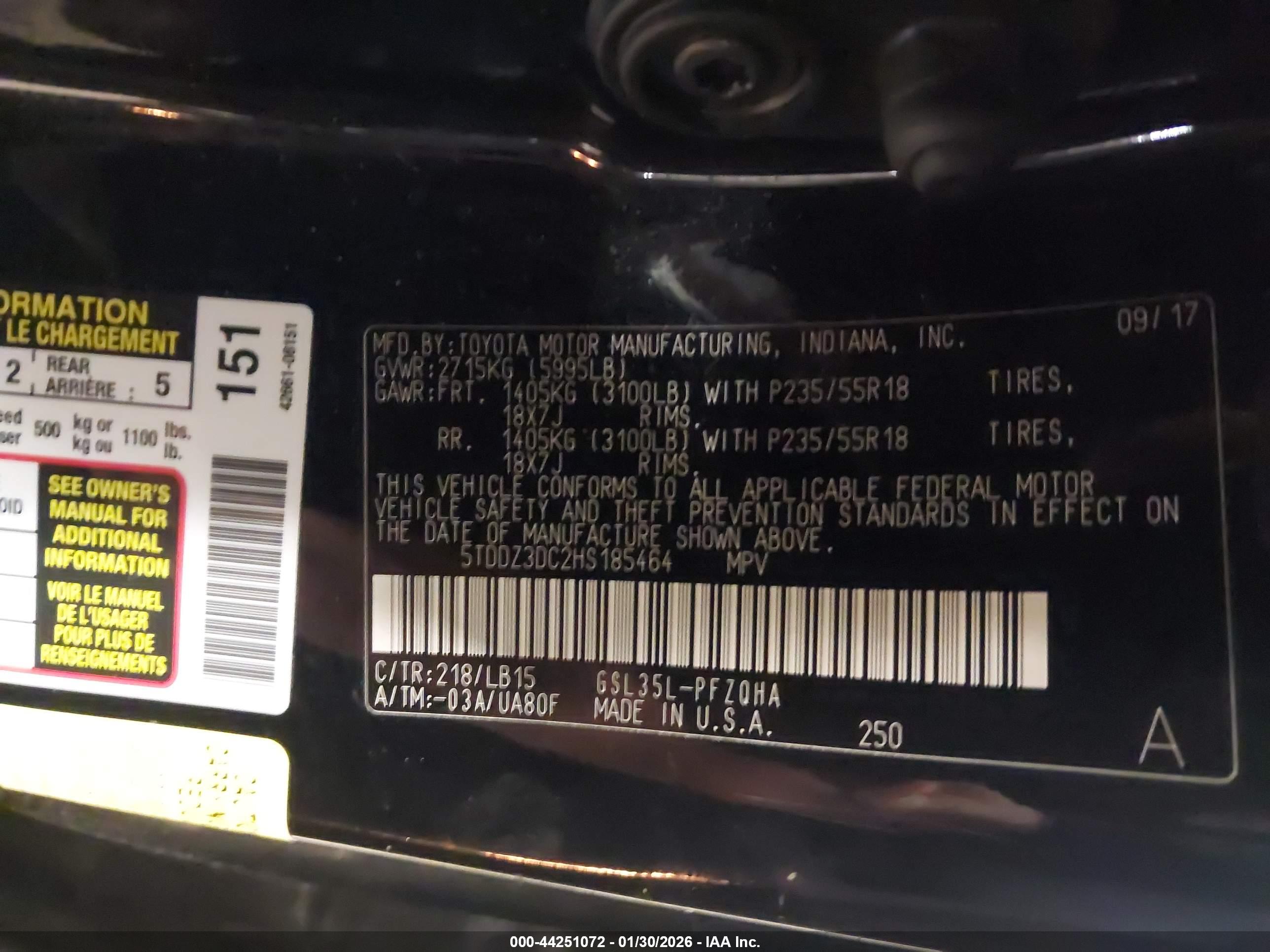 TOYOTA SIENNA image 9
