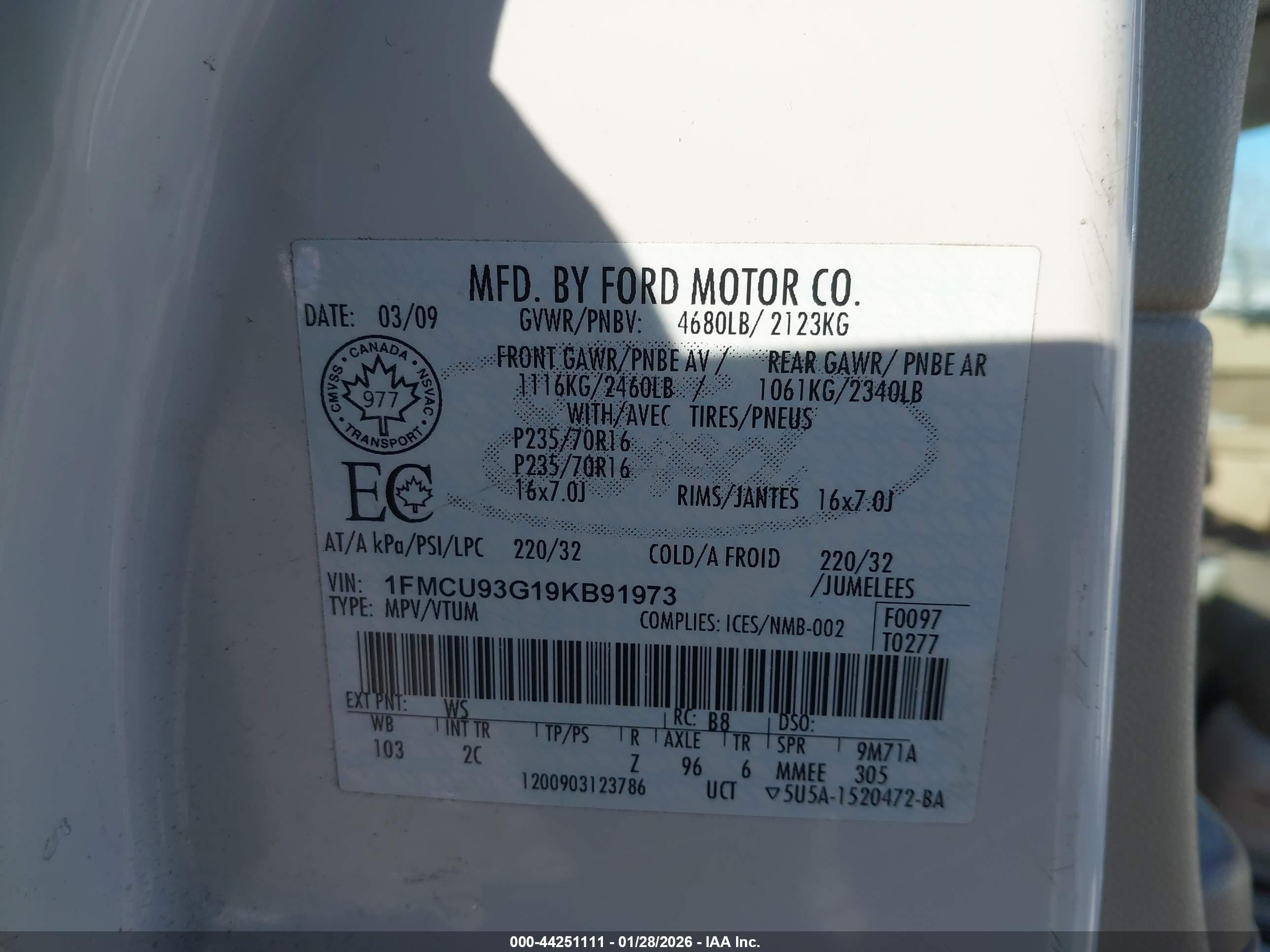 FORD ESCAPE image 9