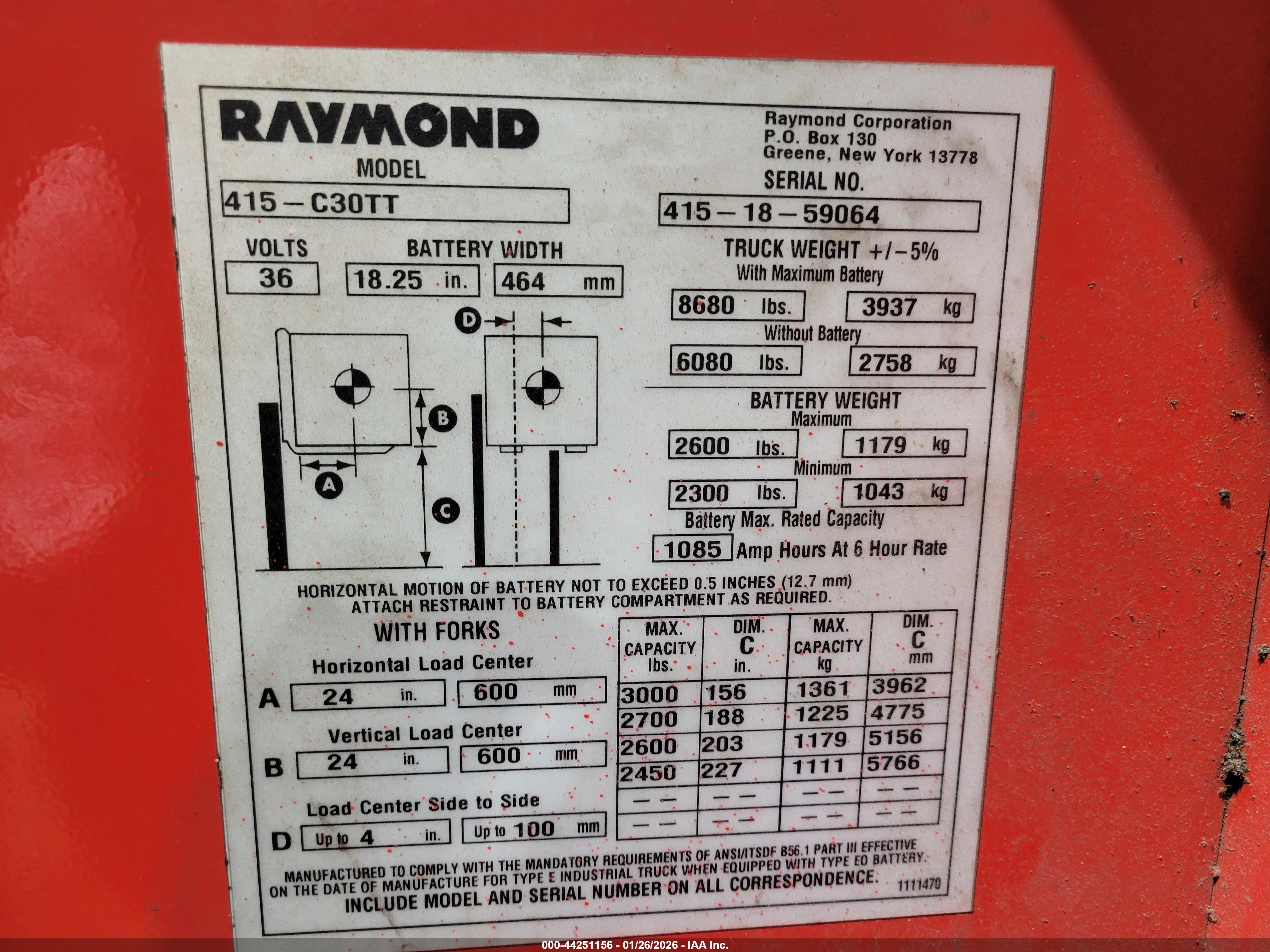 RAYMOND C30TT image 9