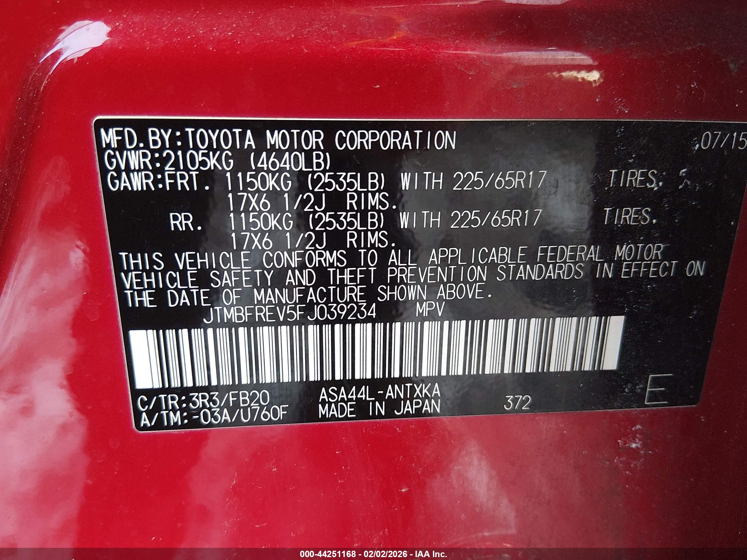 TOYOTA RAV4 image 9