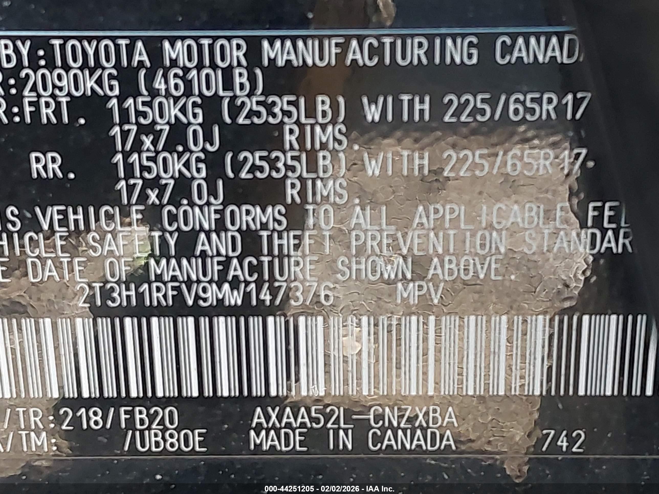 TOYOTA RAV4 image 9