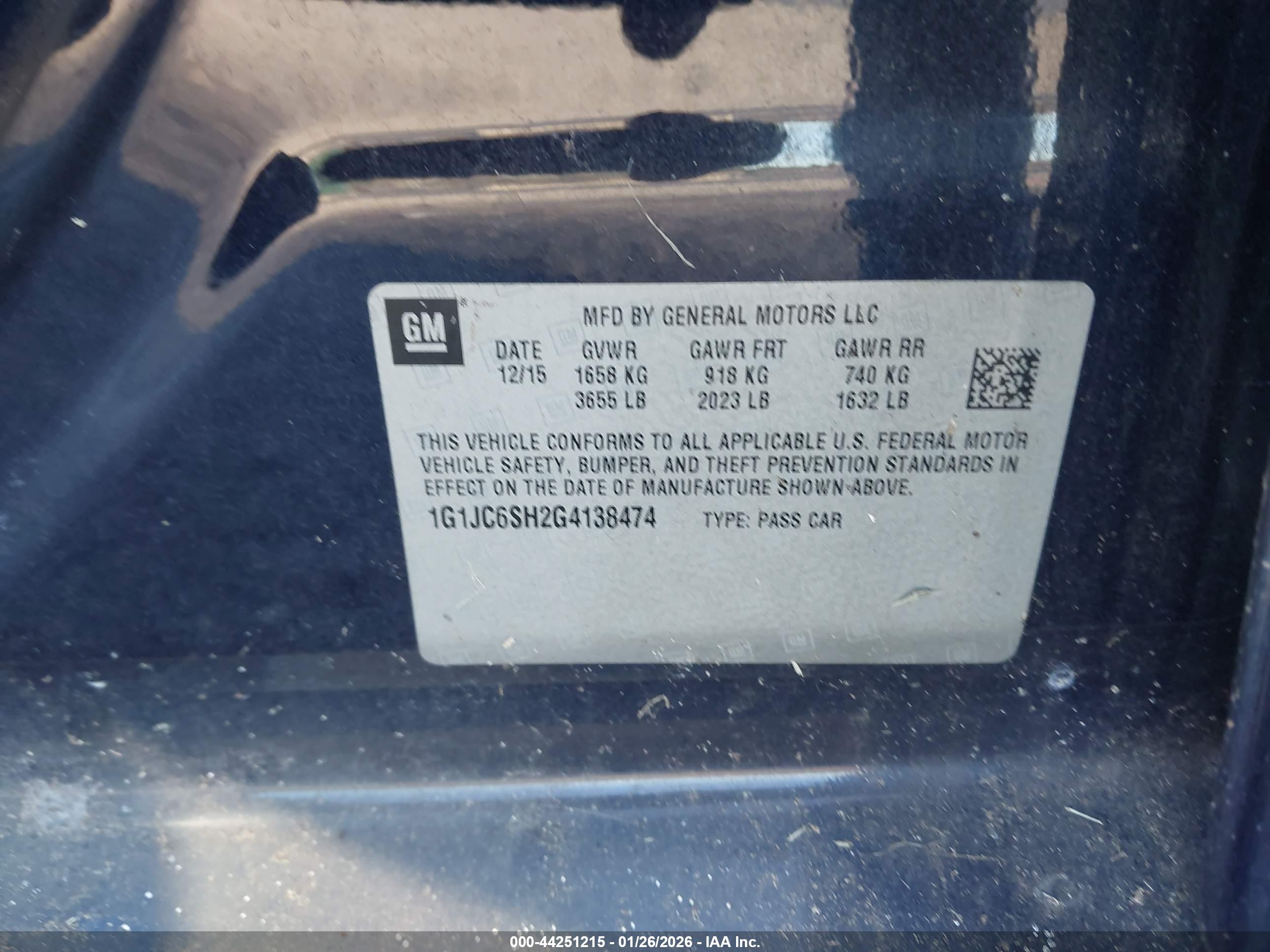 CHEVROLET SONIC image 9