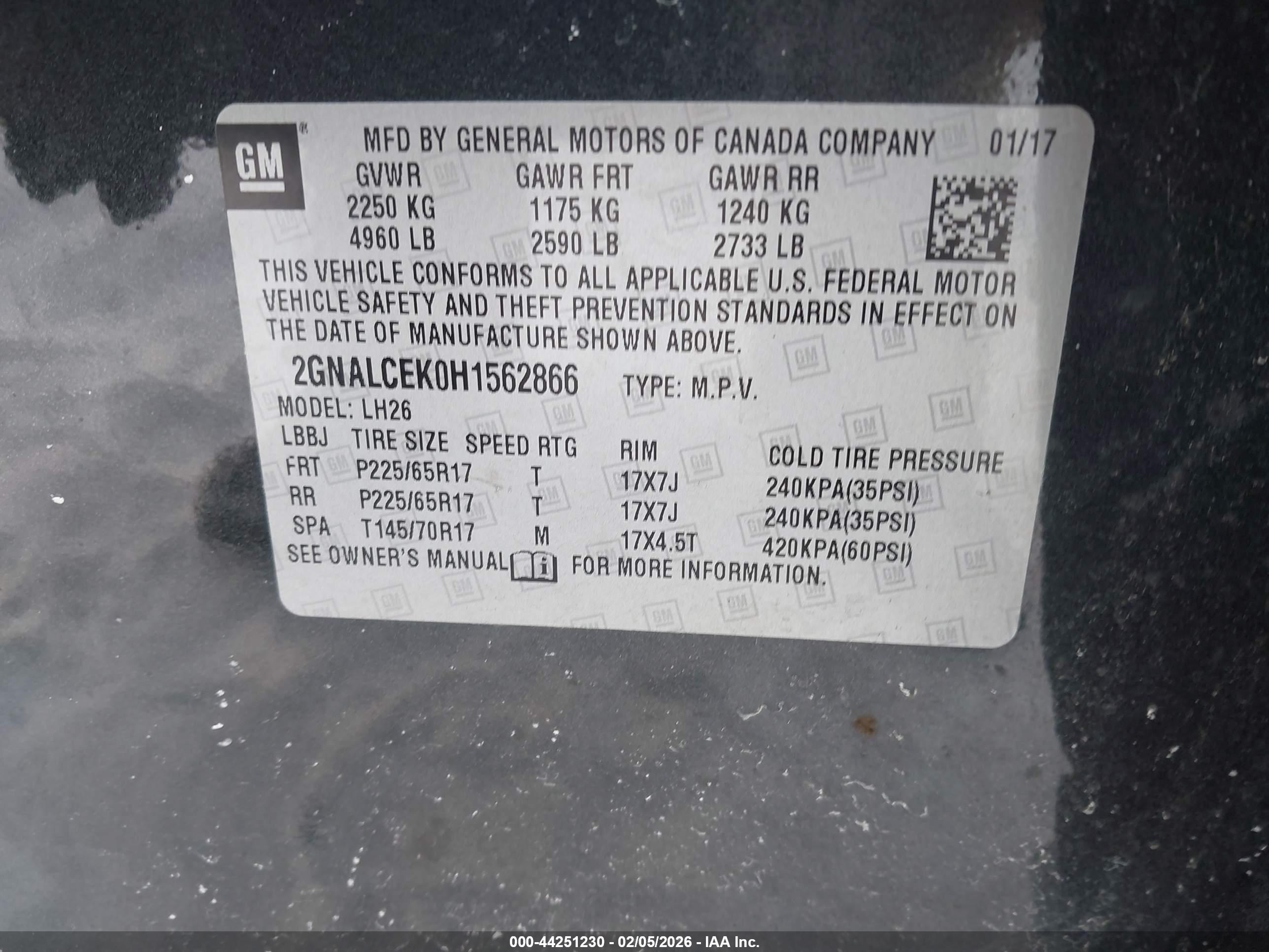 CHEVROLET EQUINOX image 9