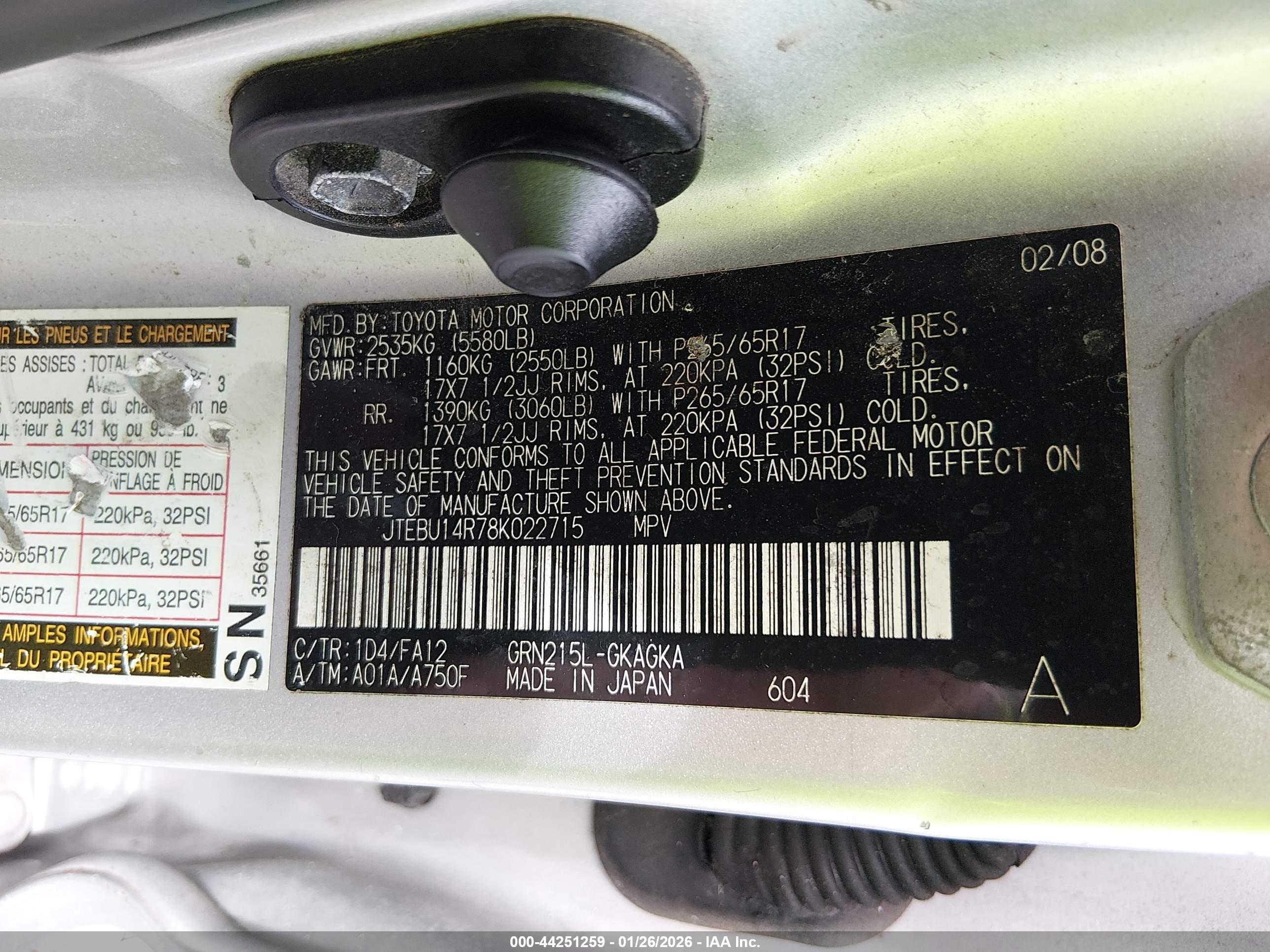 TOYOTA 4RUNNER image 9