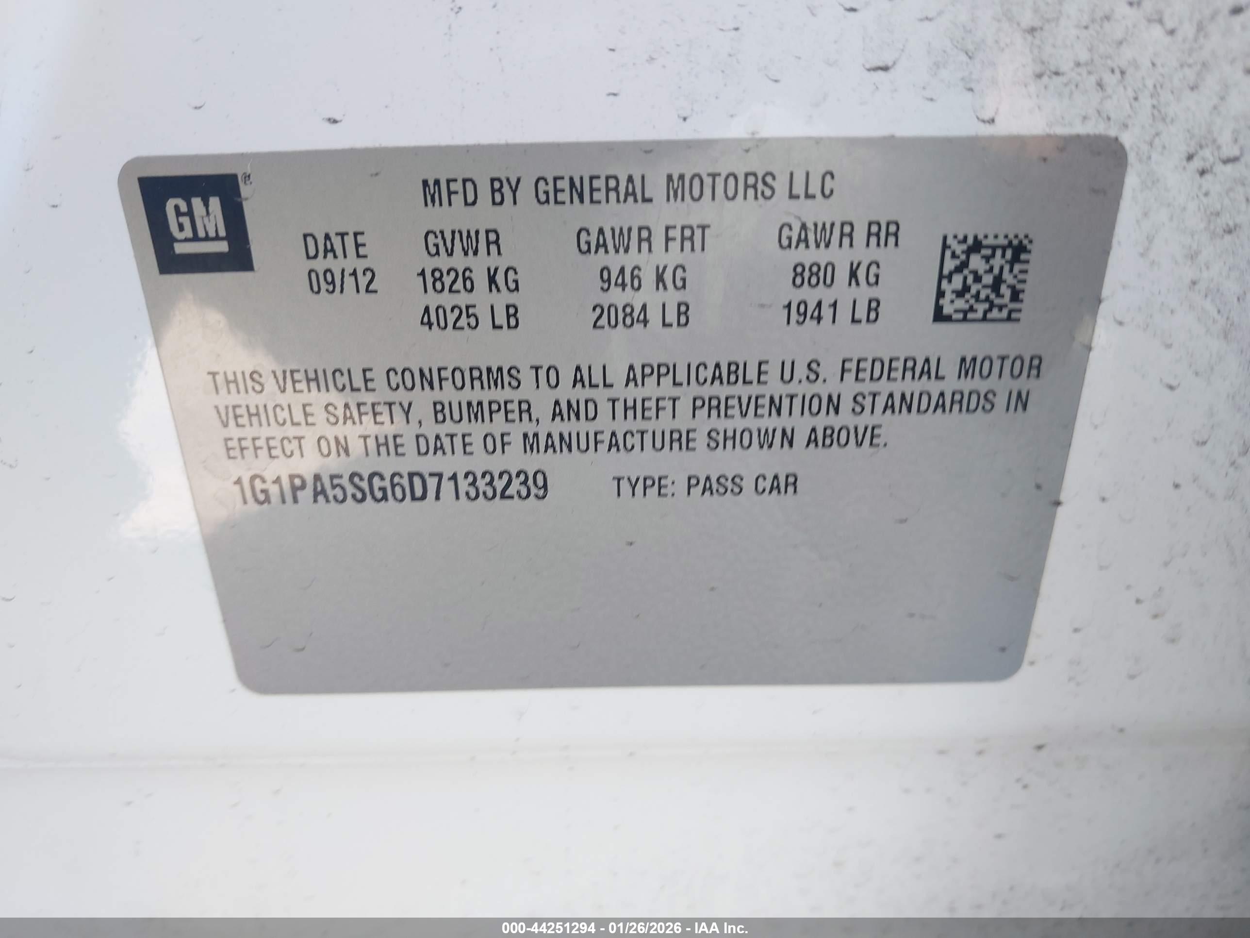 CHEVROLET CRUZE image 9