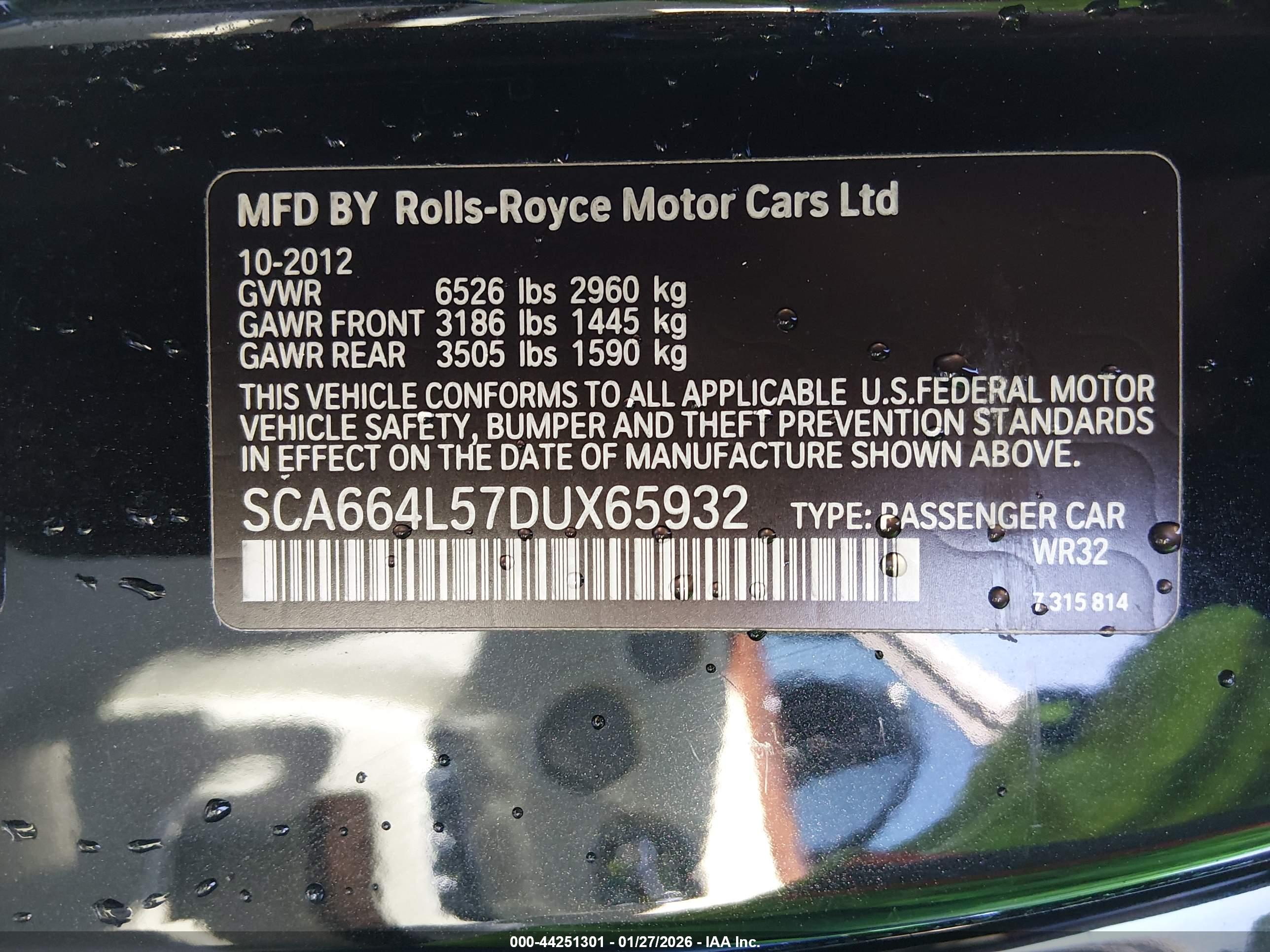 ROLLS-ROYCE GHOST image 9