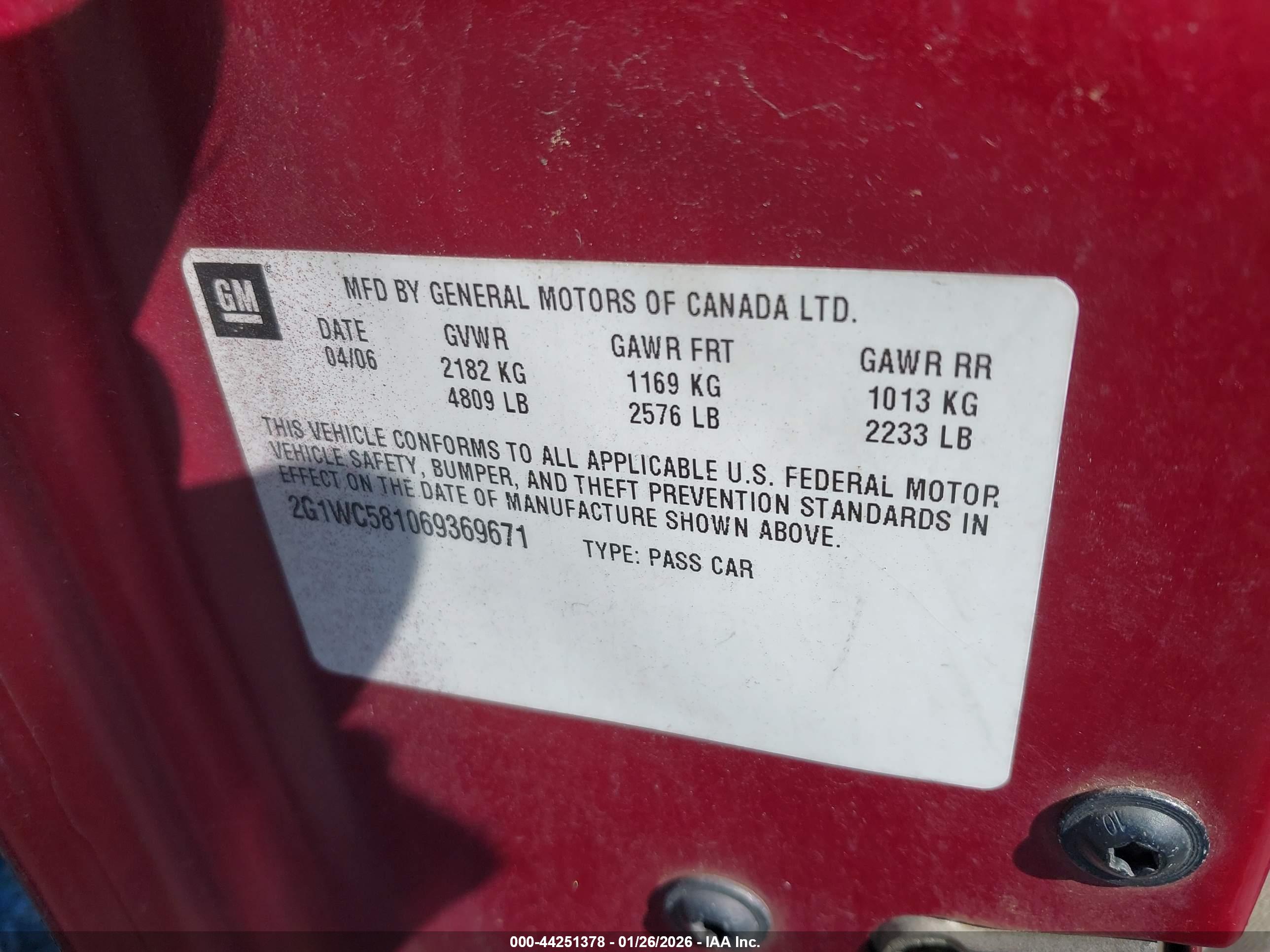CHEVROLET IMPALA image 9