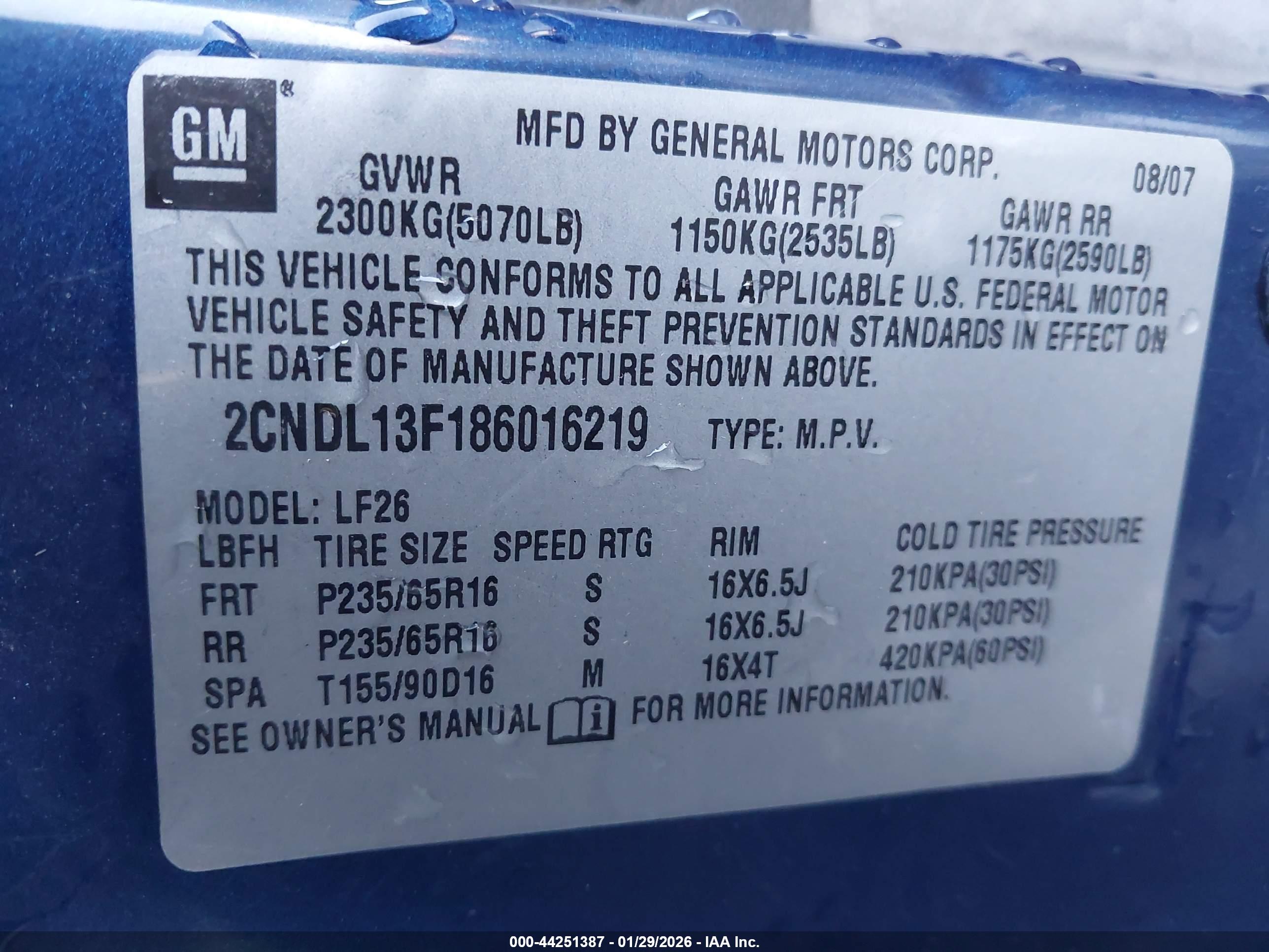 CHEVROLET EQUINOX image 9