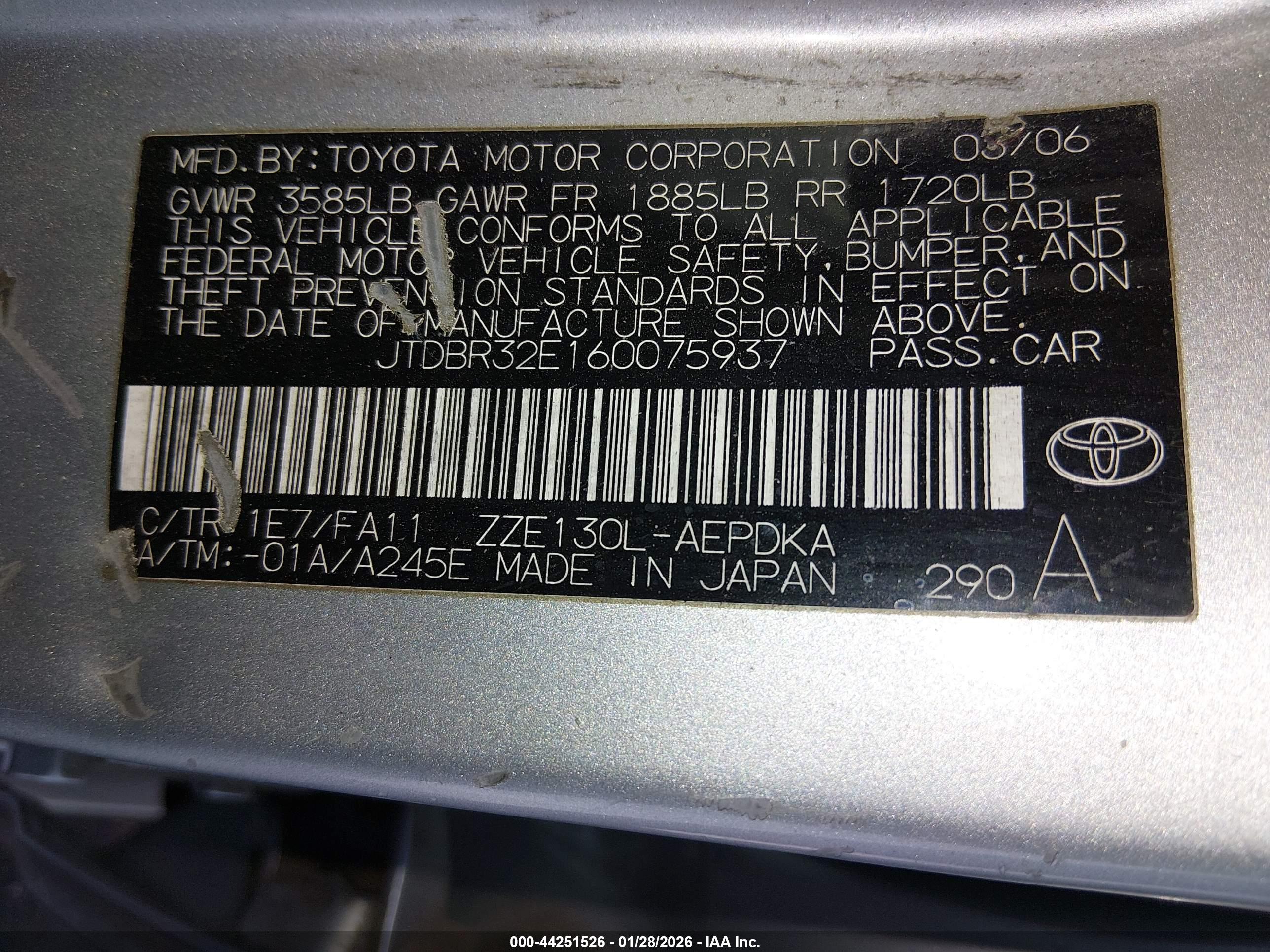 TOYOTA COROLLA image 9