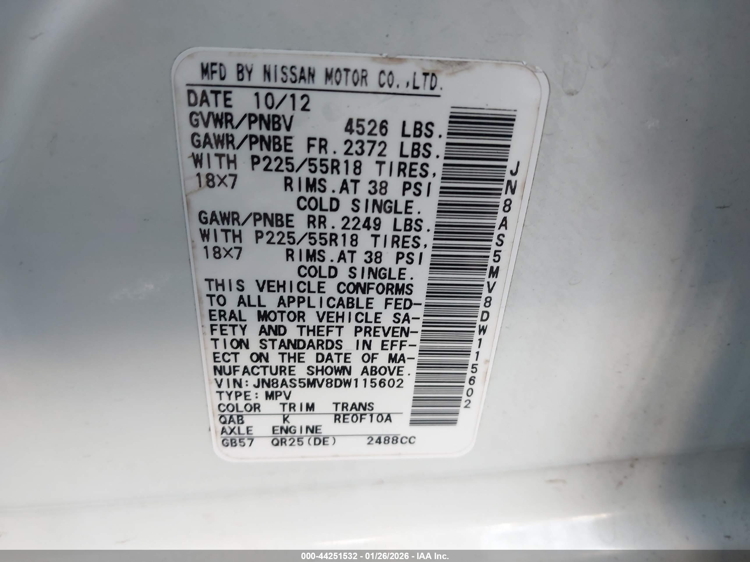 NISSAN ROGUE image 9