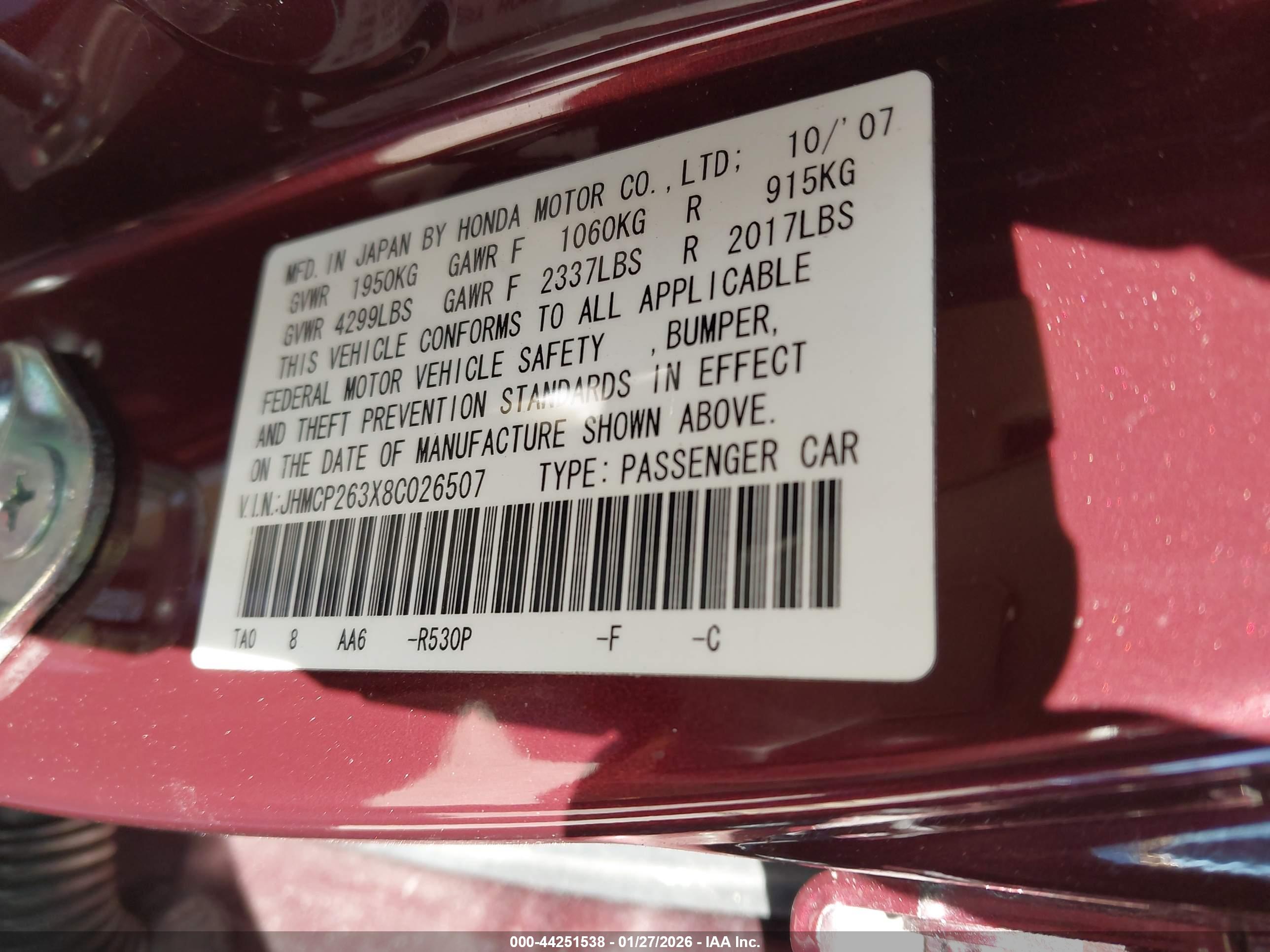 HONDA ACCORD image 9