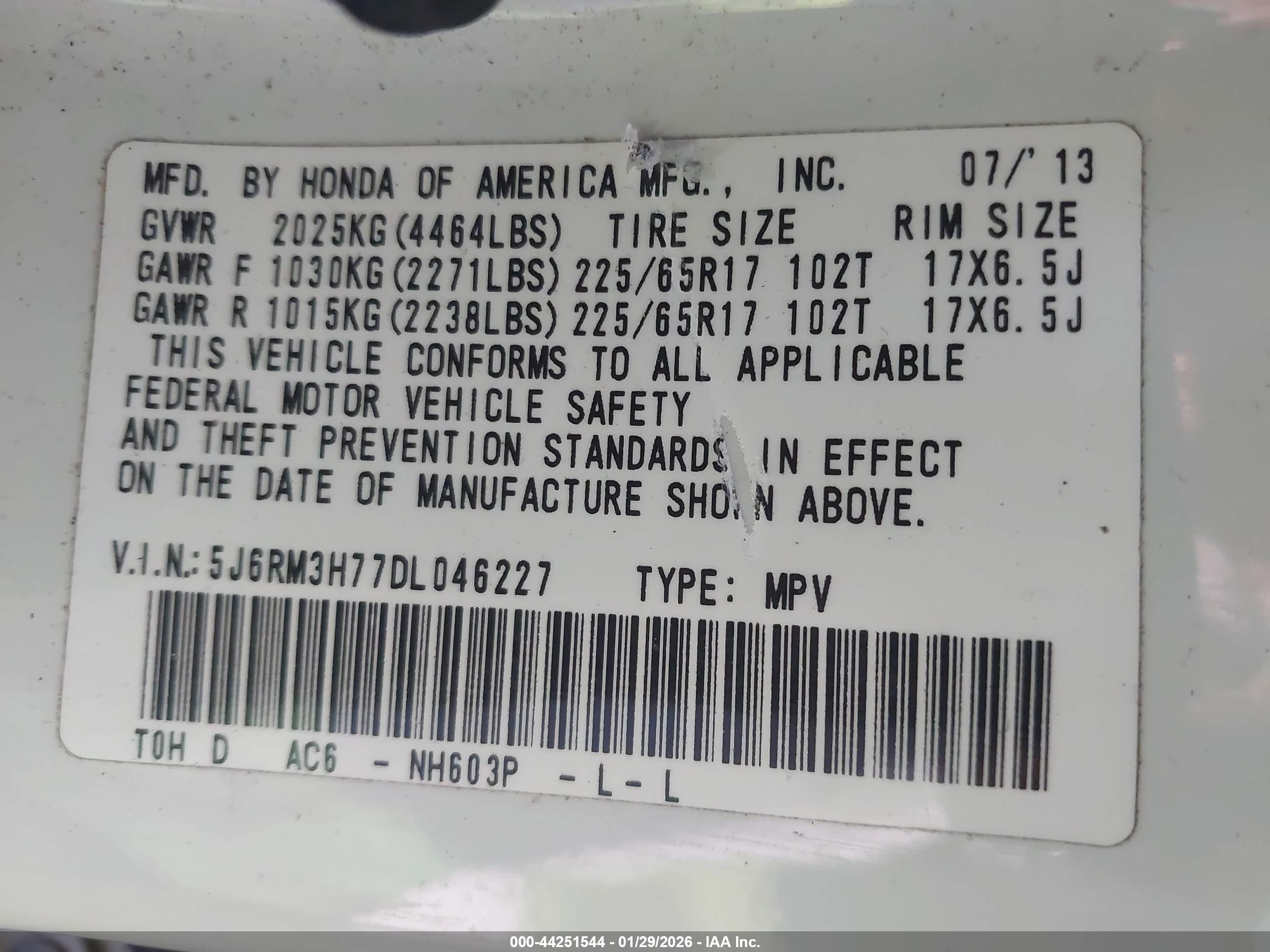 HONDA CR-V image 9