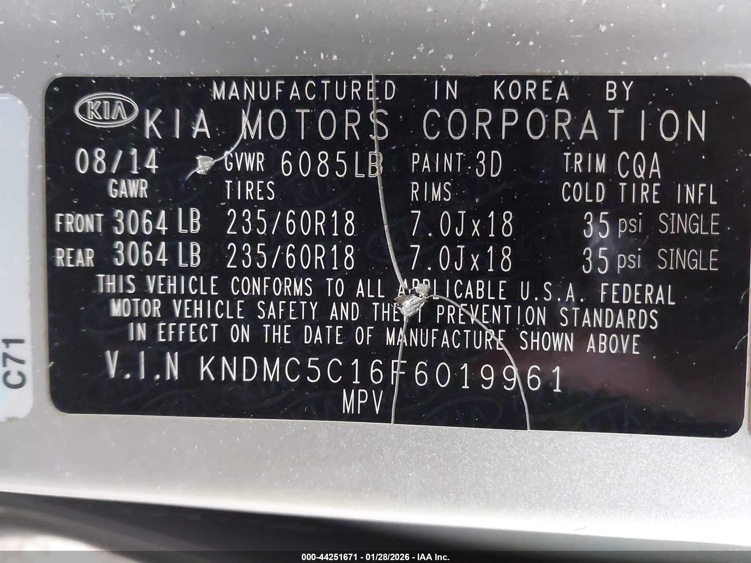 KIA SEDONA image 9