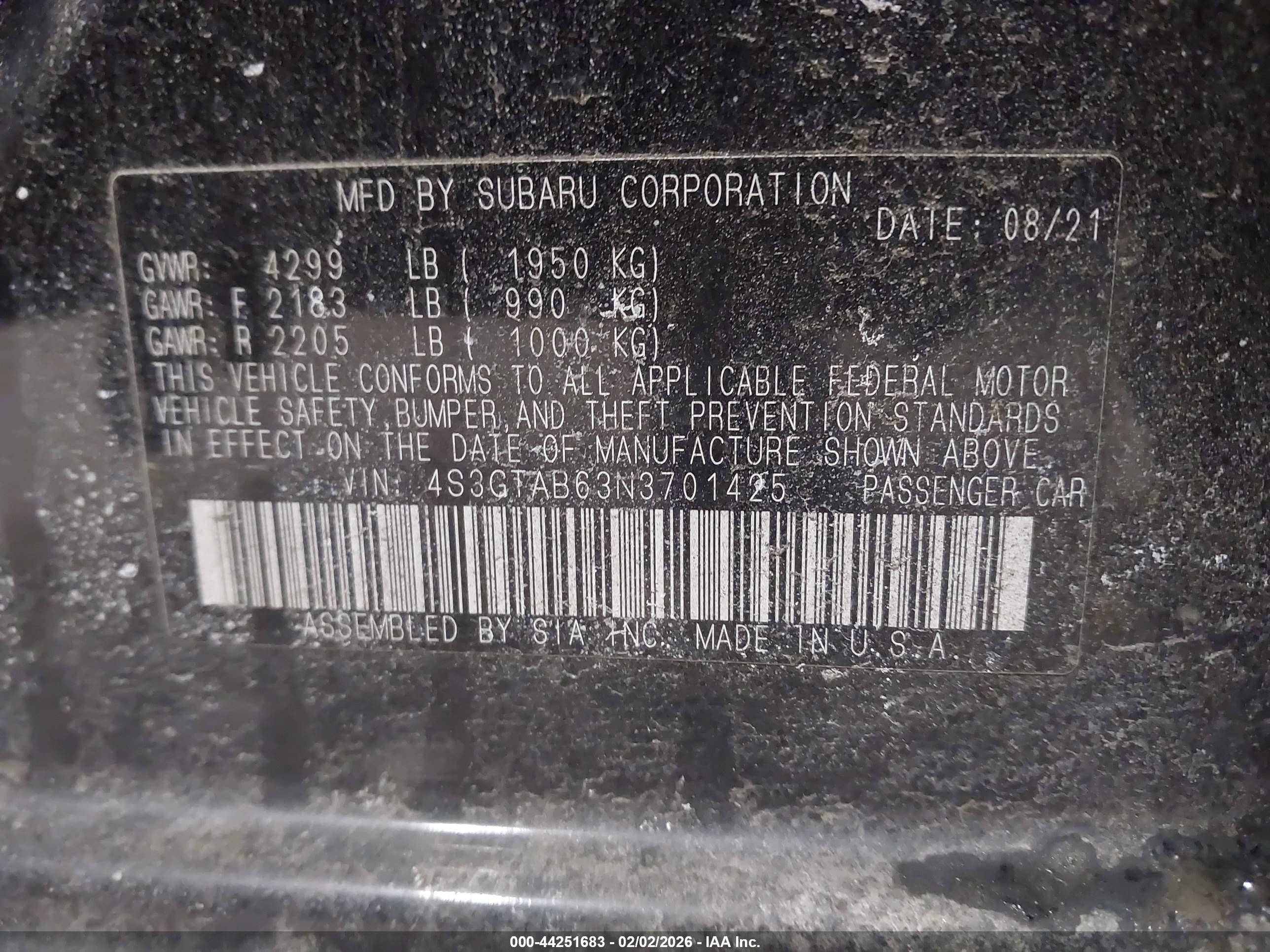 SUBARU IMPREZA image 9