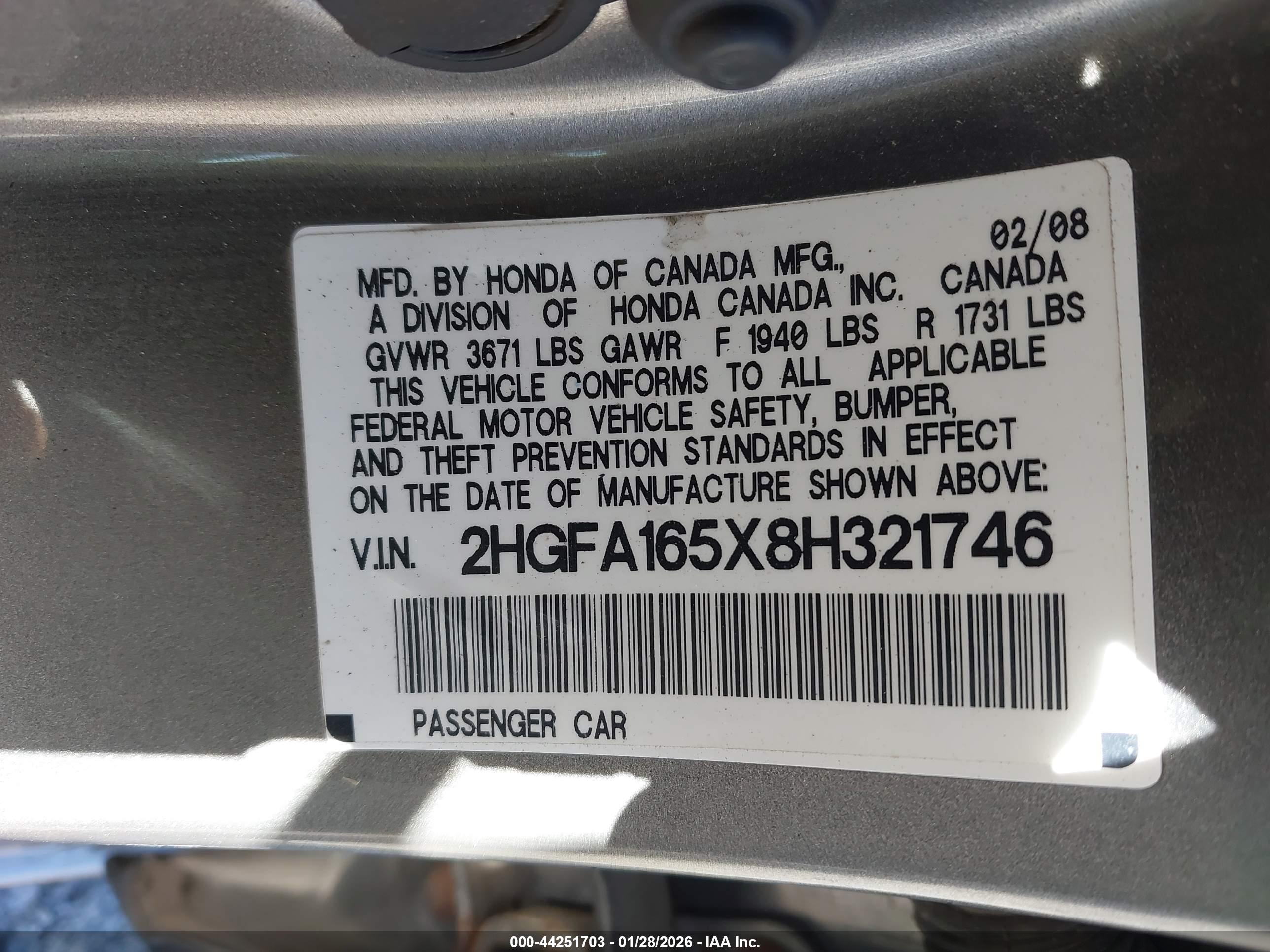 HONDA CIVIC image 9