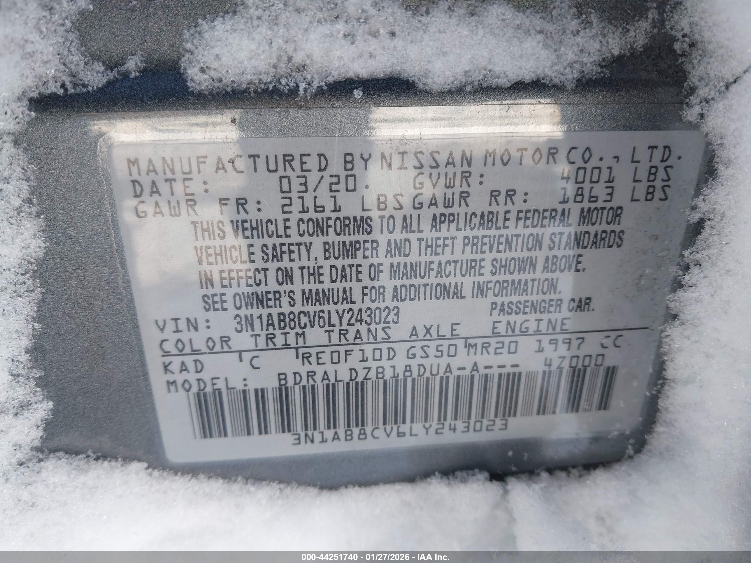 NISSAN SENTRA image 9