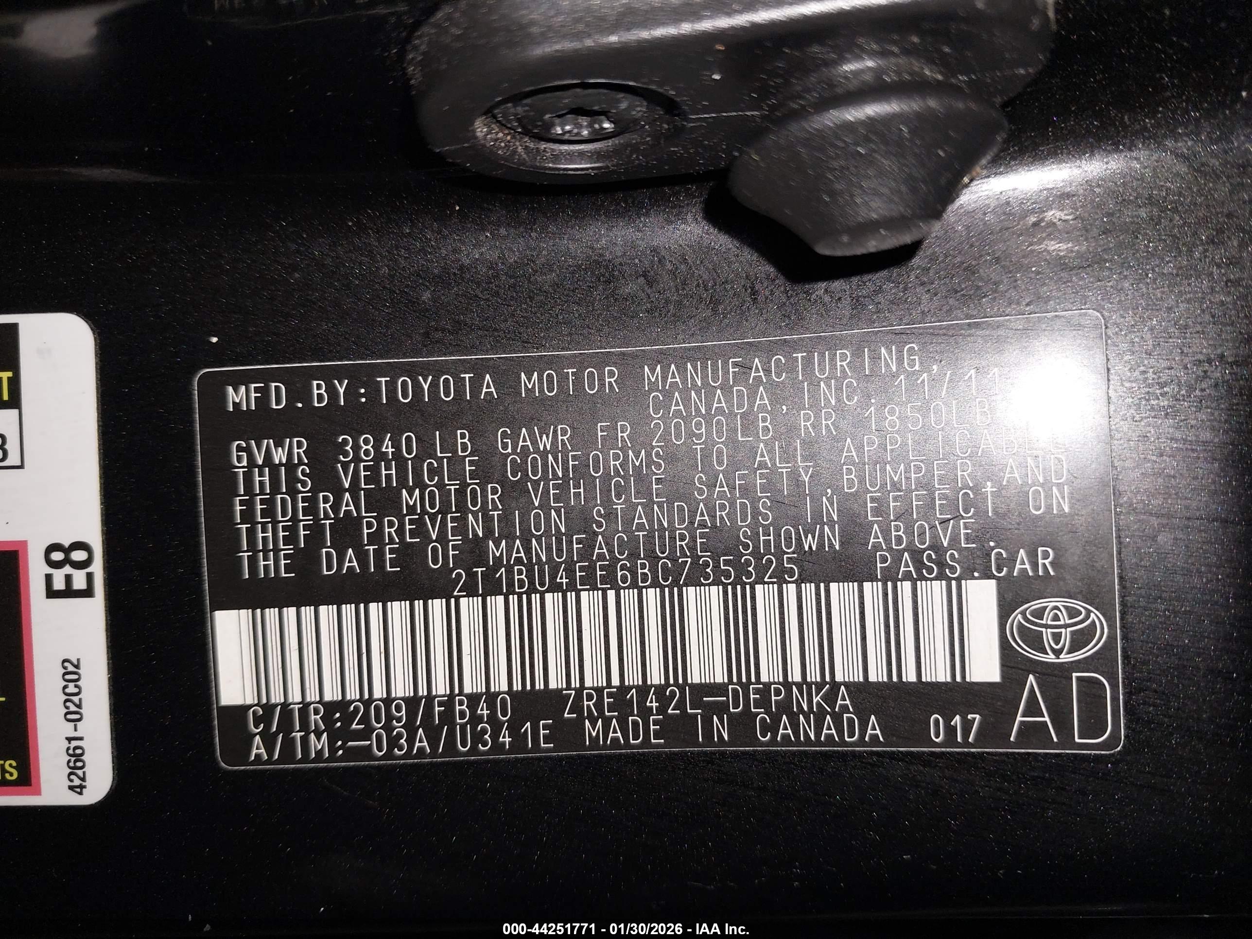 TOYOTA COROLLA image 9