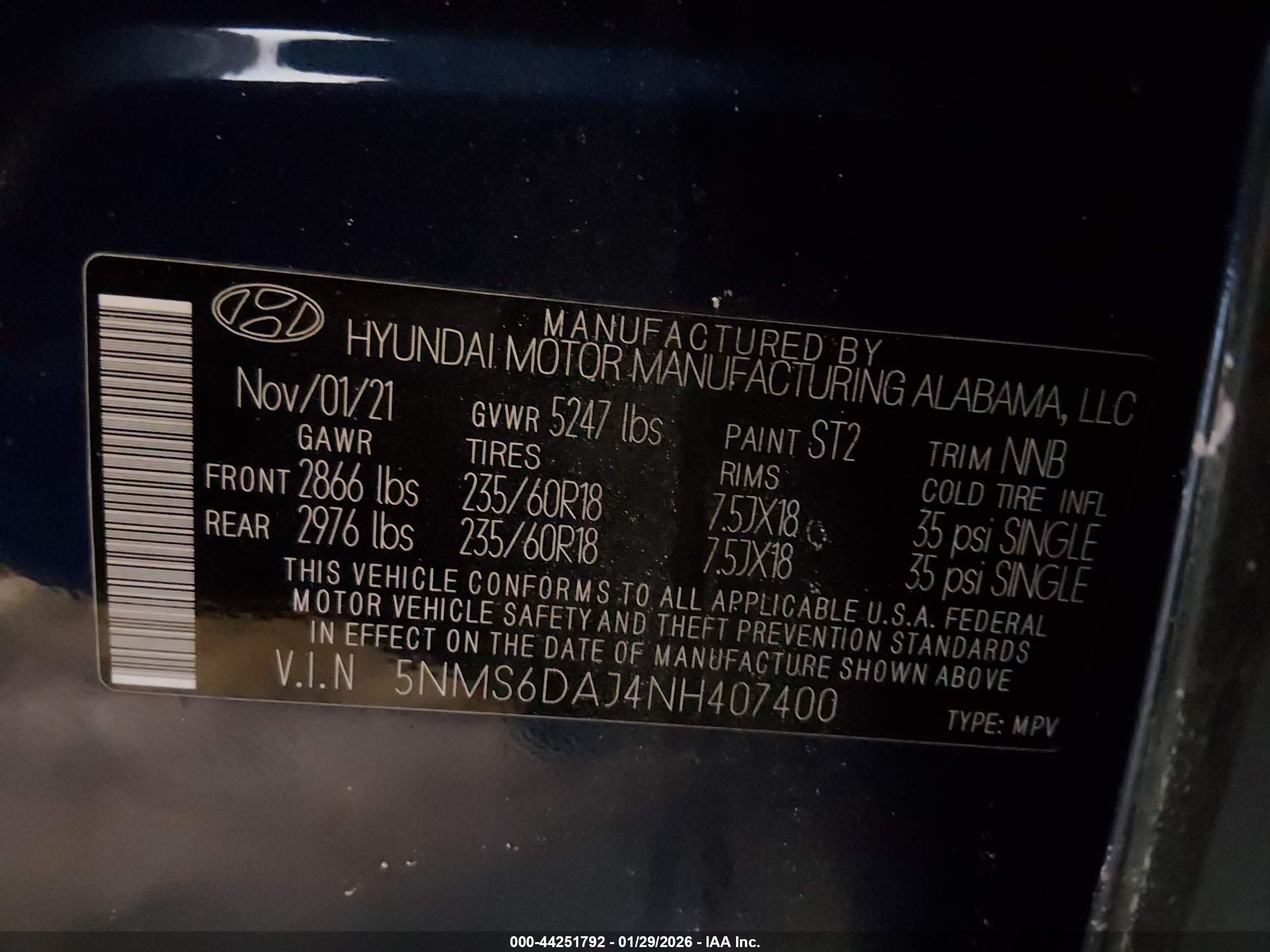HYUNDAI SANTA image 9
