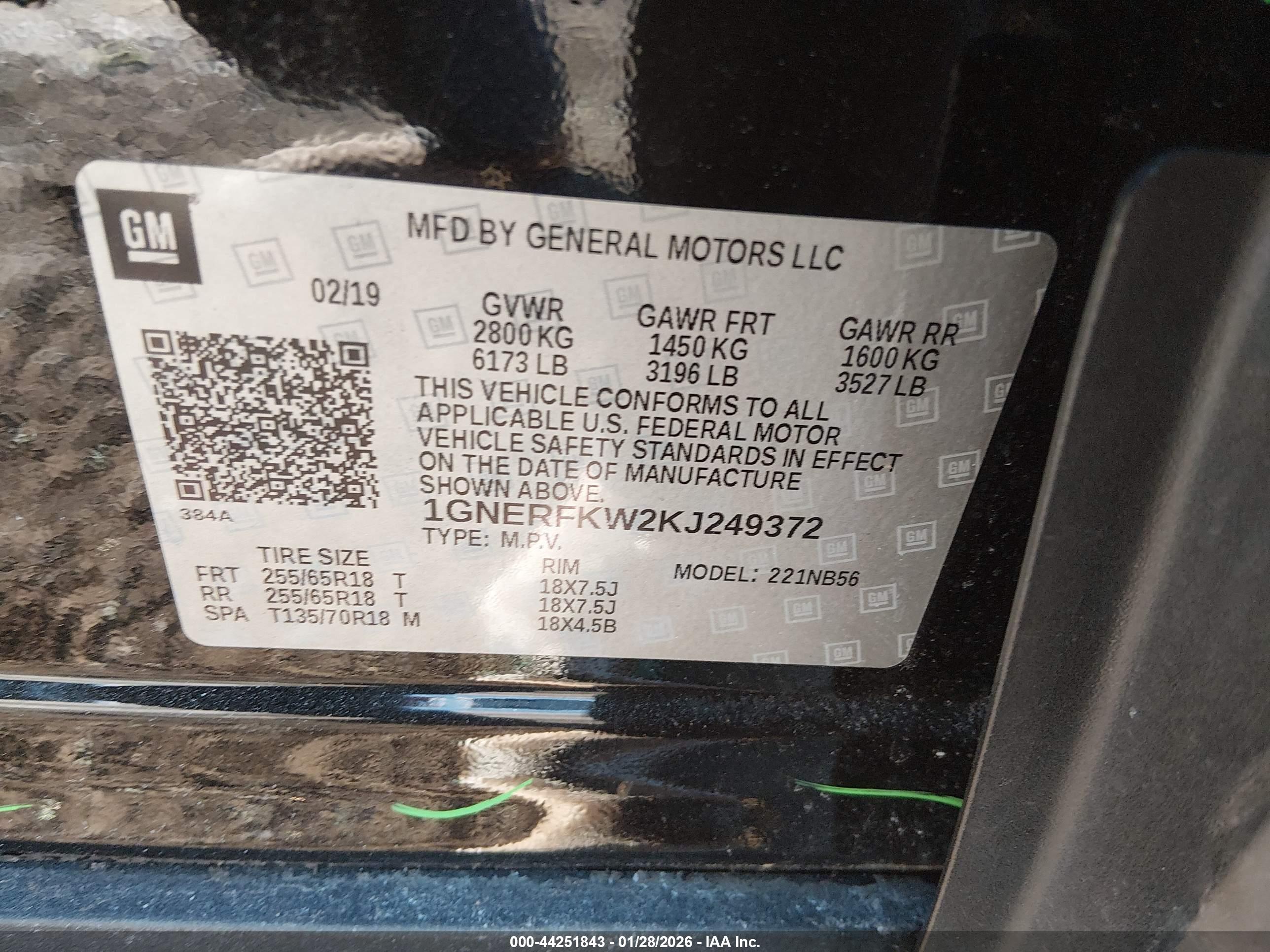 CHEVROLET TRAVERSE image 9