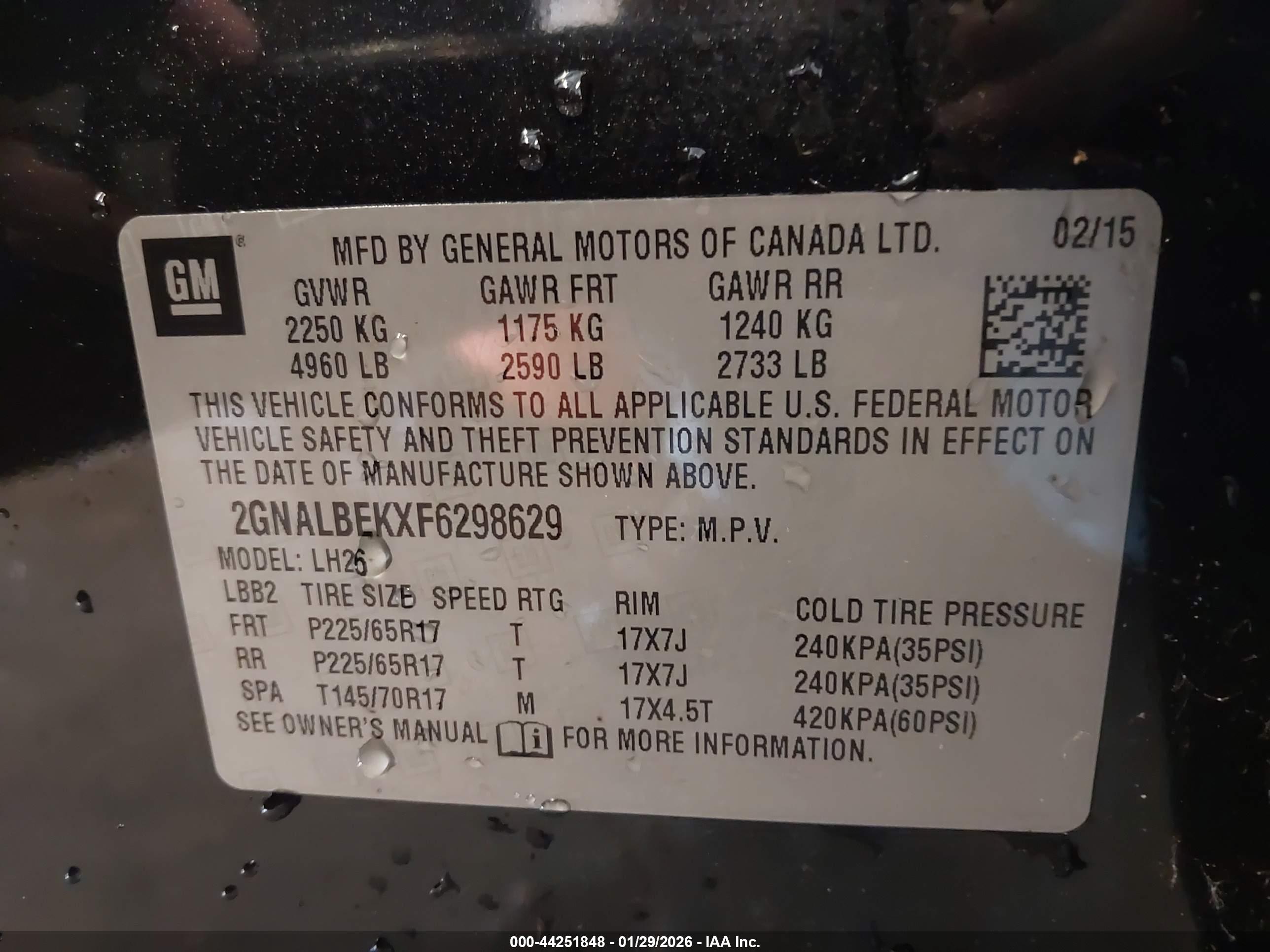 CHEVROLET EQUINOX image 9