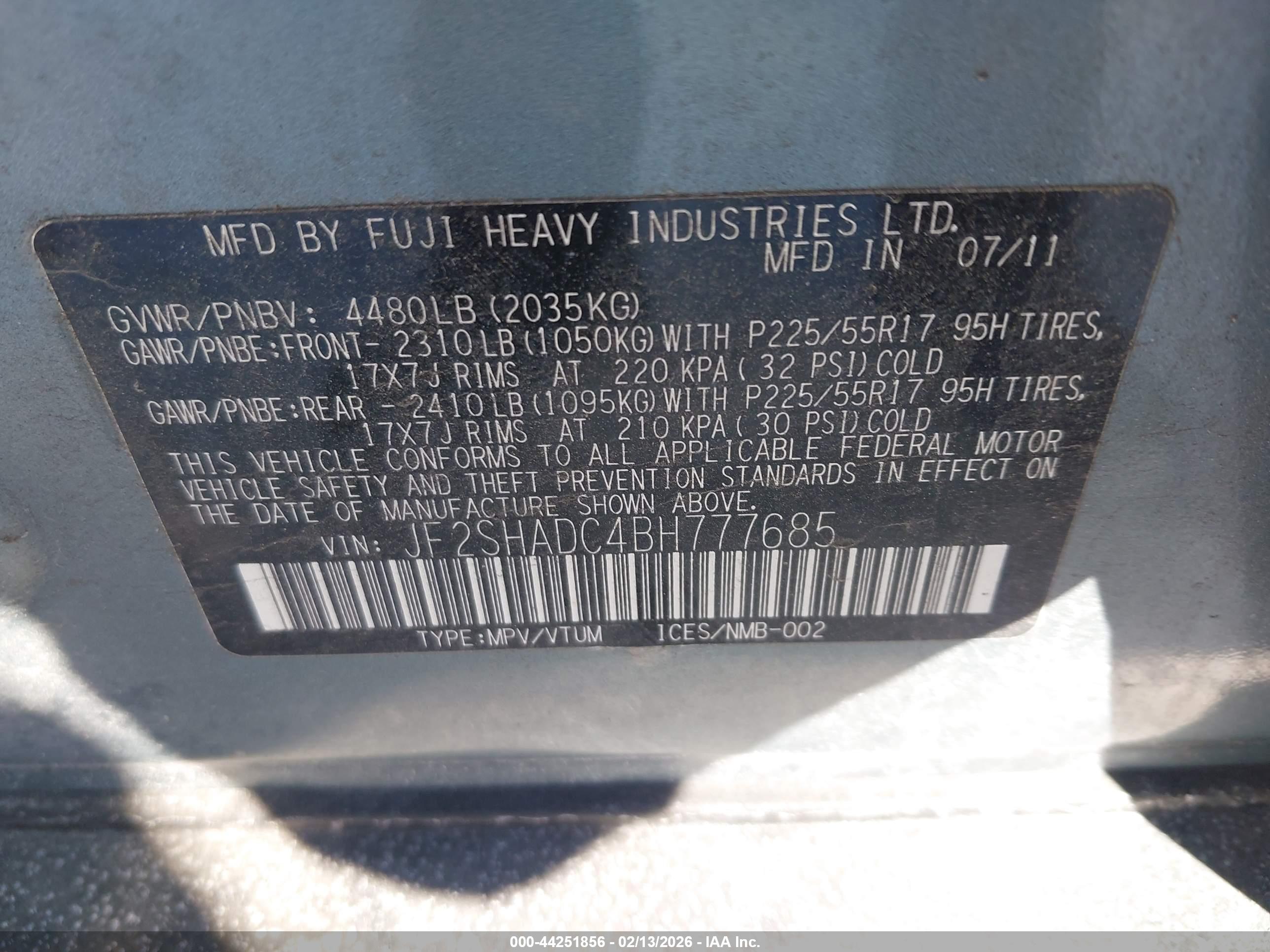 SUBARU FORESTER image 9